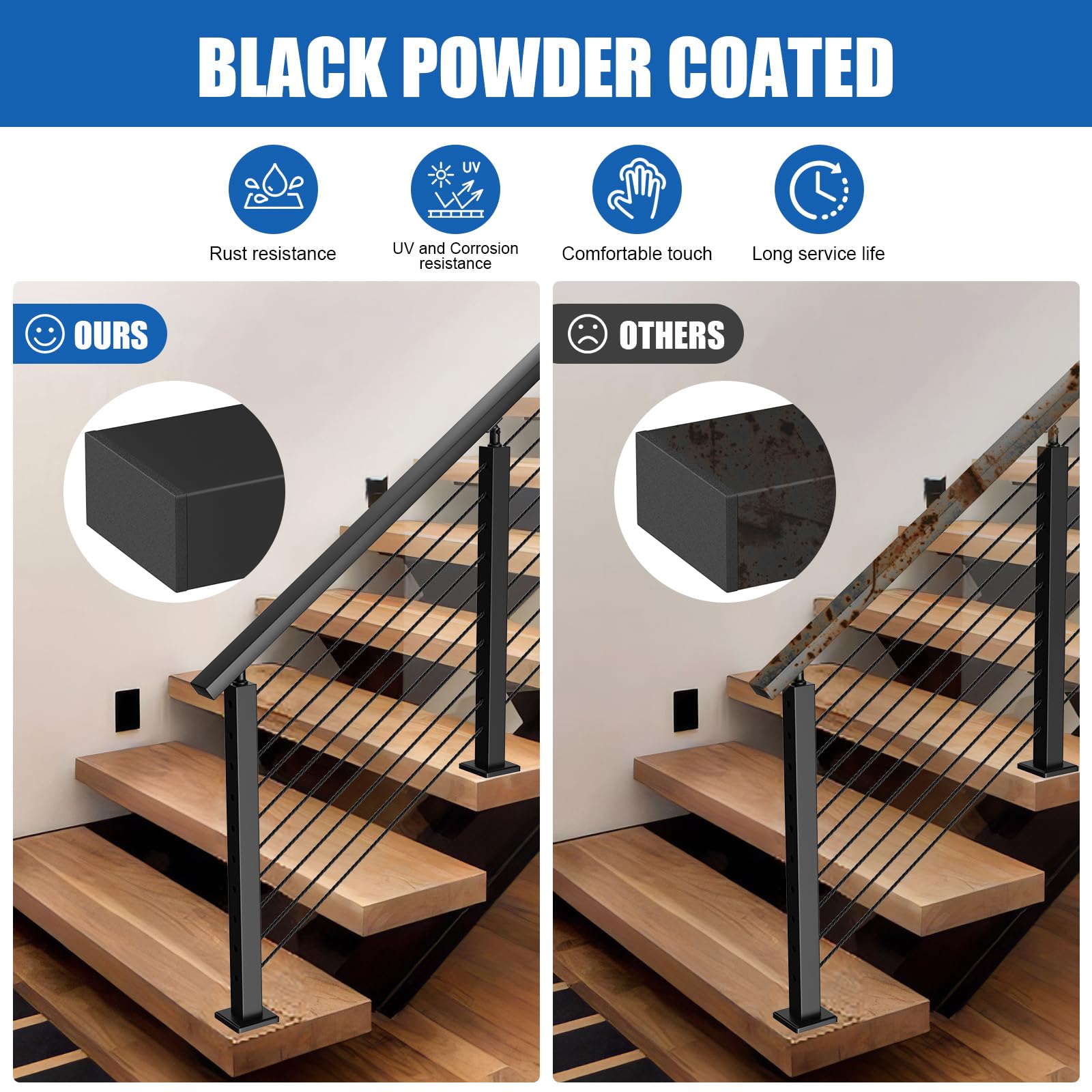Justincity LJT0806J414 Interior-Stairpart-Railing - View #3