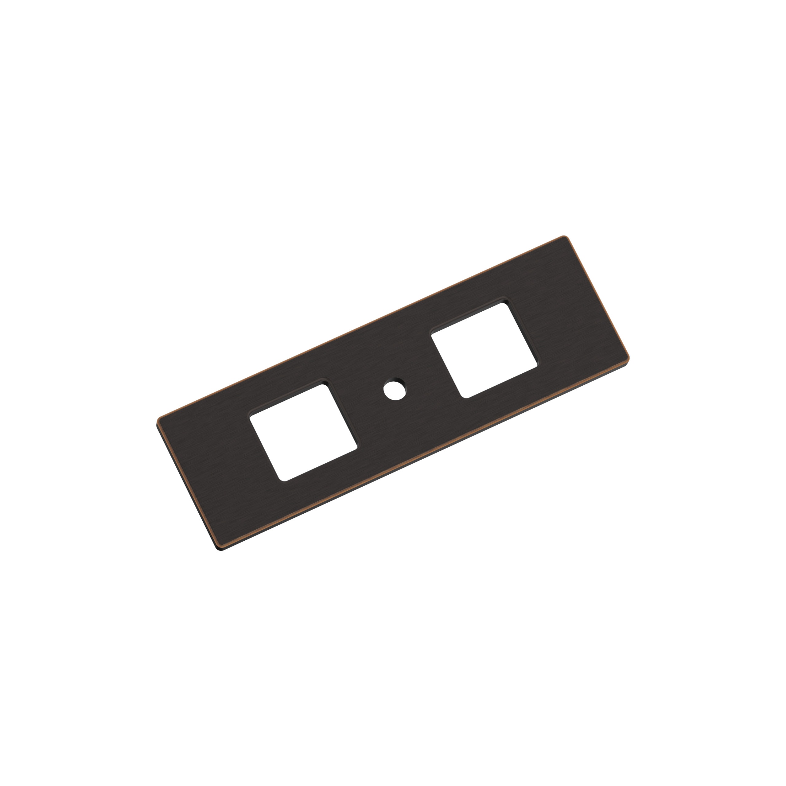 Amerock BP37780ORB Oil-Rubbed Bronze Steel Backplate