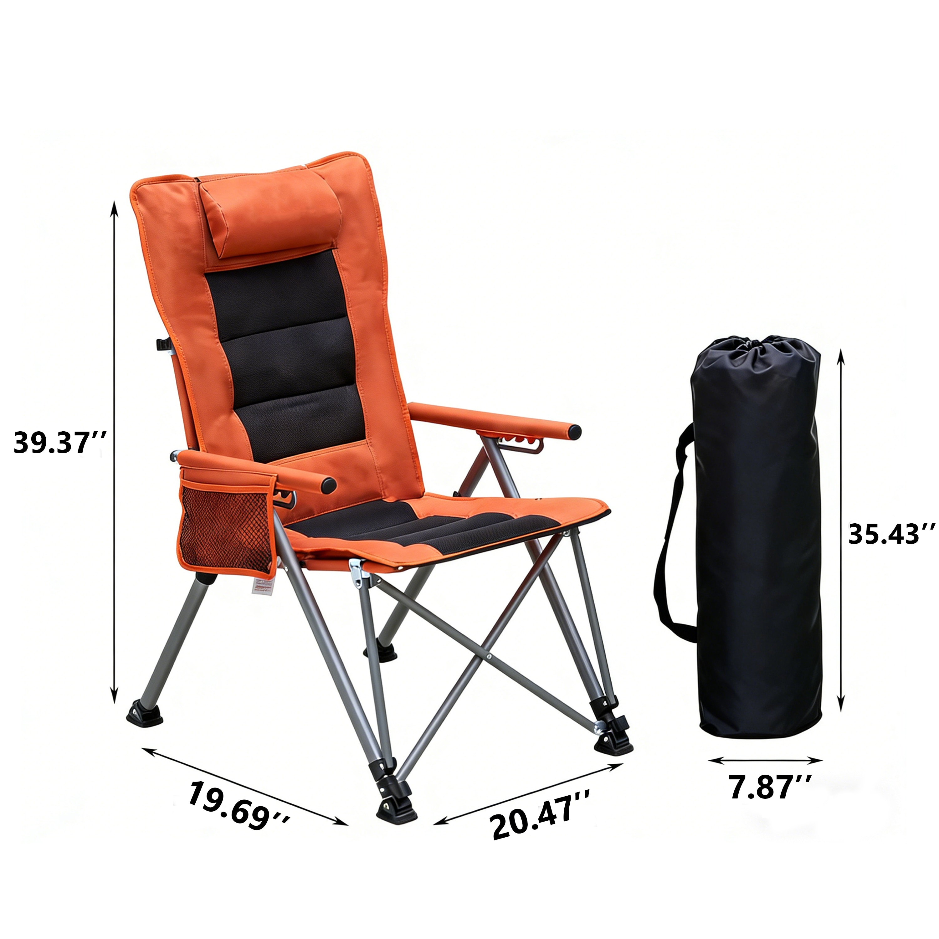Clihome CL-CCAC2002EGY1 Beach-Camping-Chairs - View #9