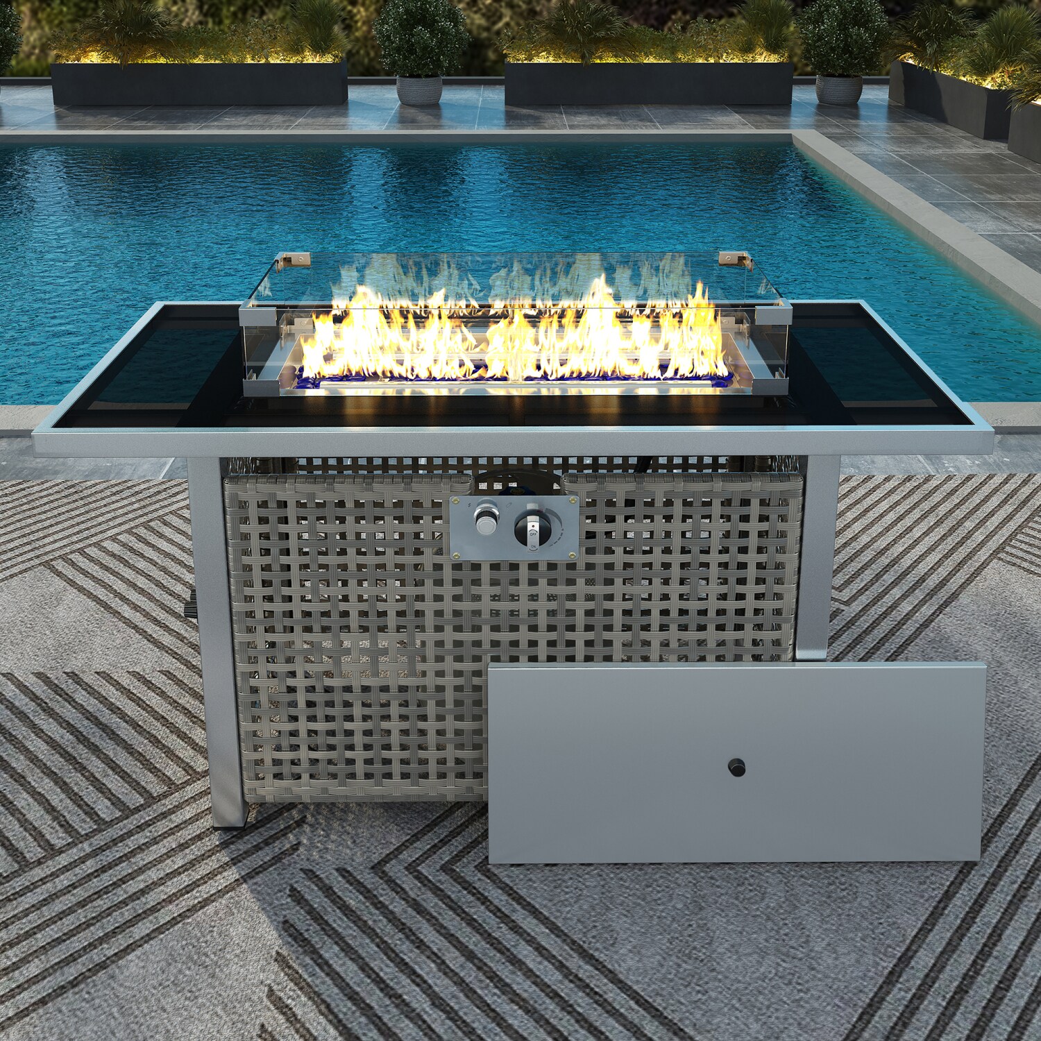 Streamdale Furniture N707P210158G Outdoor-Gas-Firepits - View #2