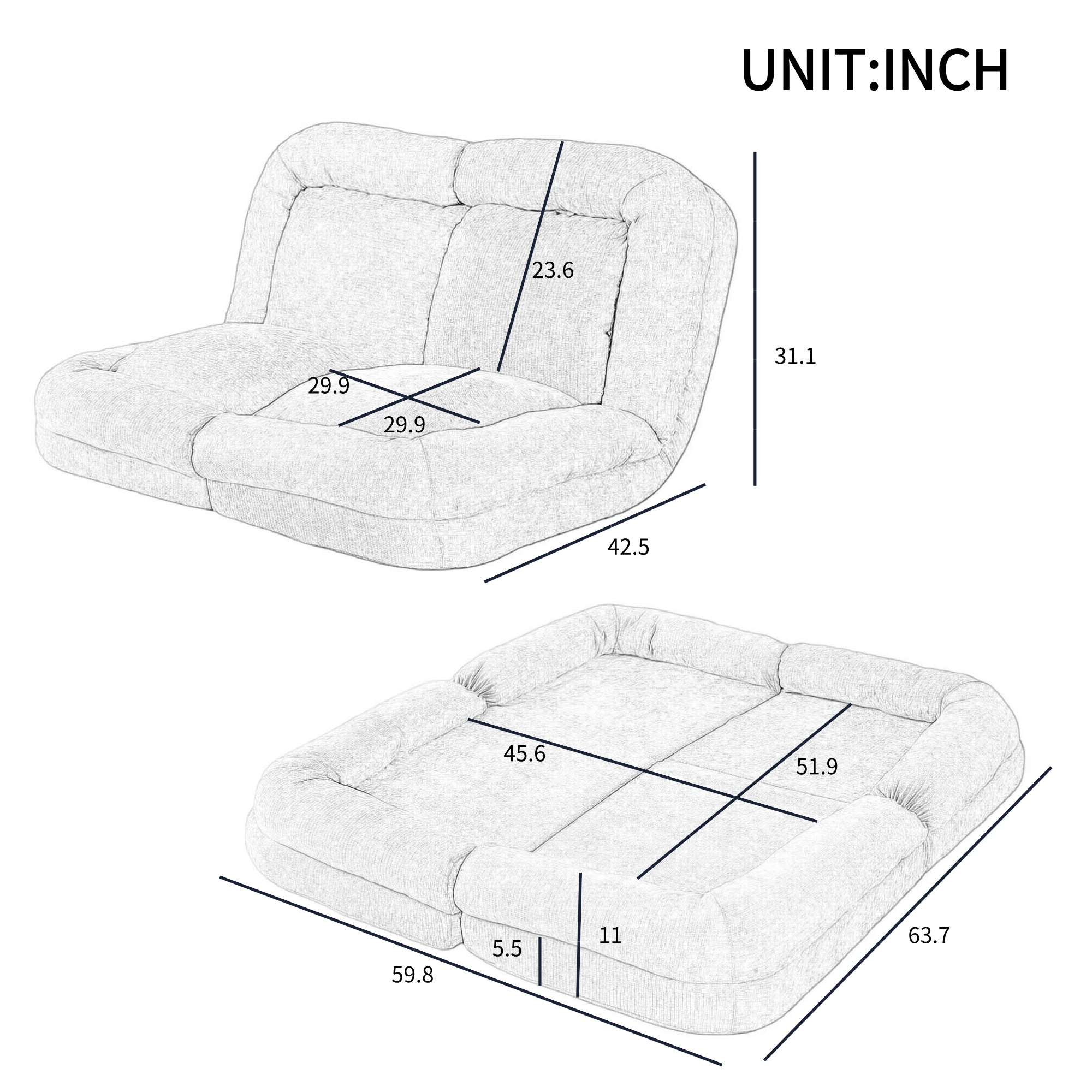 LUXEYARD DS-X-0320SOED86 futons - View #3