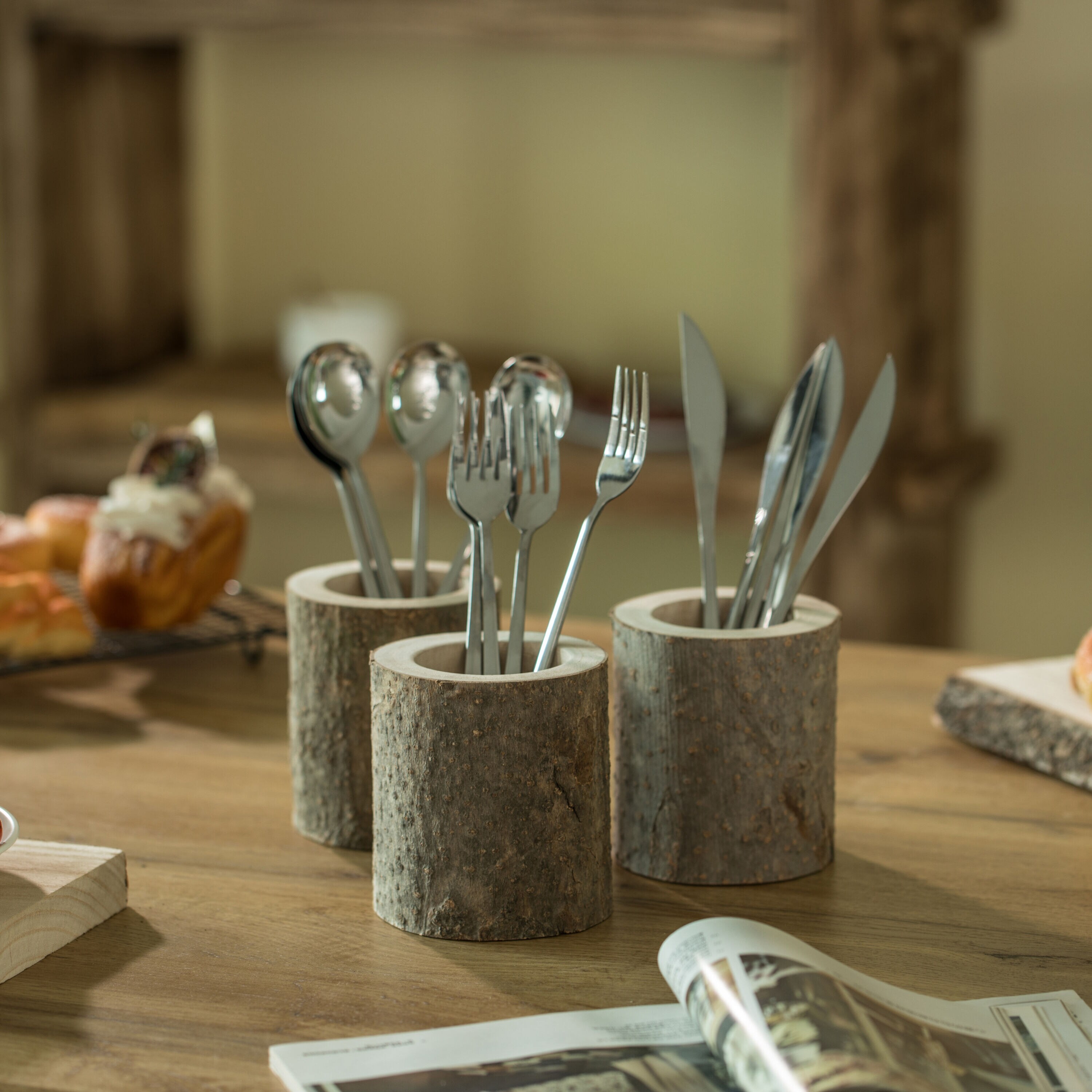 Vintiquewise QI004046.3 Kitchen-Utensil-Holder - View #2