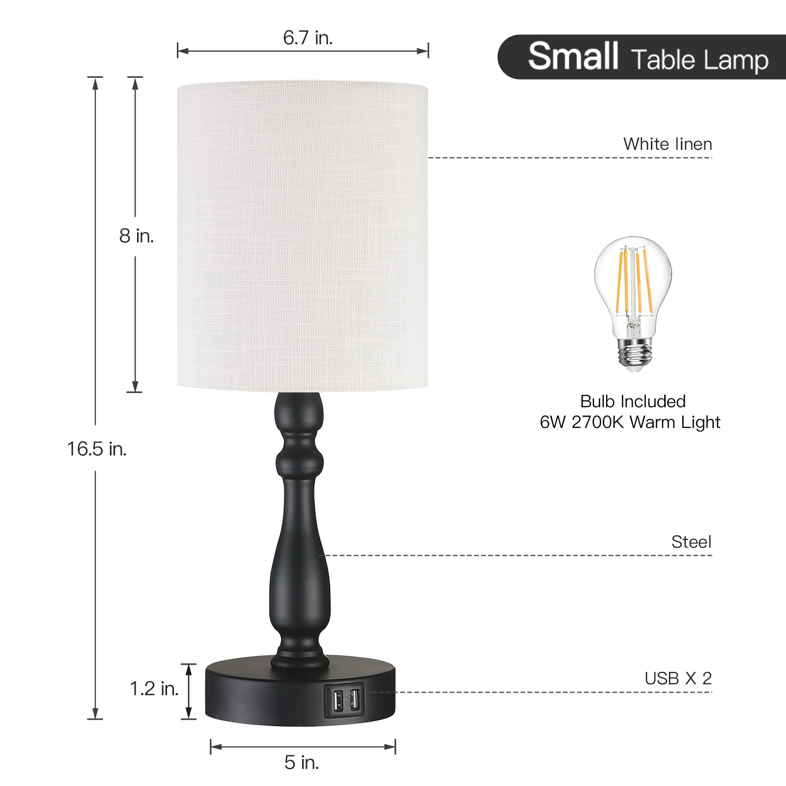 Lowes touch store lamp