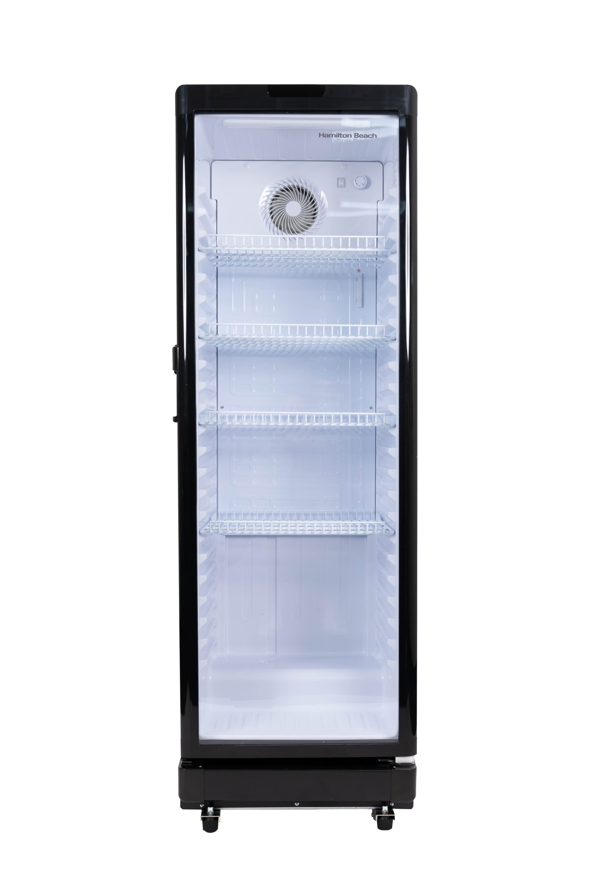 Hamilton Beach HBCBC840 8.5-Cu. Feet Commercial Refrigerators Glass -Door Freezerless ( Black )