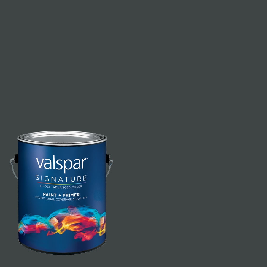 allen + roth Colors by Valspar AR2104-TUXEDO98824 Semi-gloss Tuxedo Tie Pre-tinted Latex Interior Paint + Primer (1-Gallon)