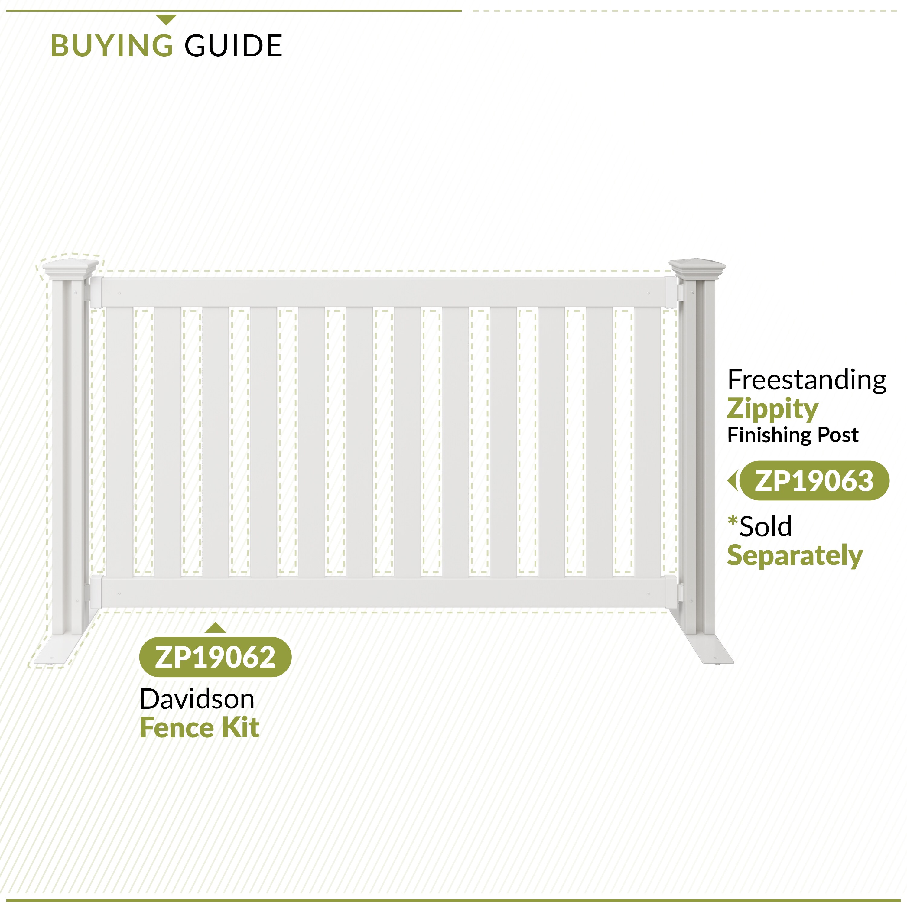Zippity Outdoor Products ZP19062 Vinyl-Fence-Panels - View #9