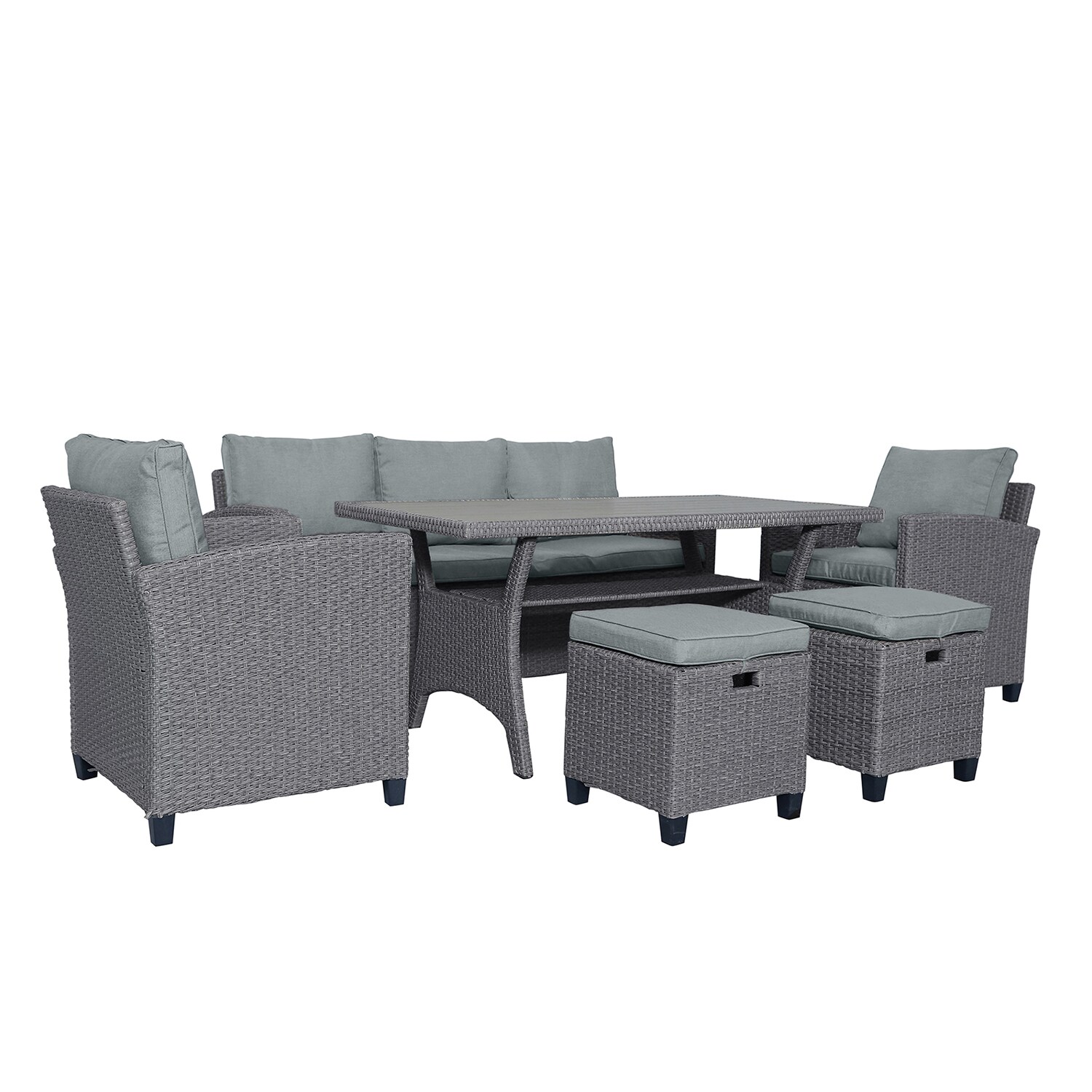 SINOFURN SYA010465GY Patio-Conversation-Sets - View #15