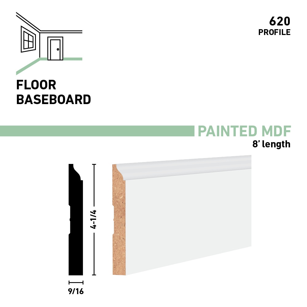 RELIABILT 620-PFMDF8 Baseboard-Moulding - View #2