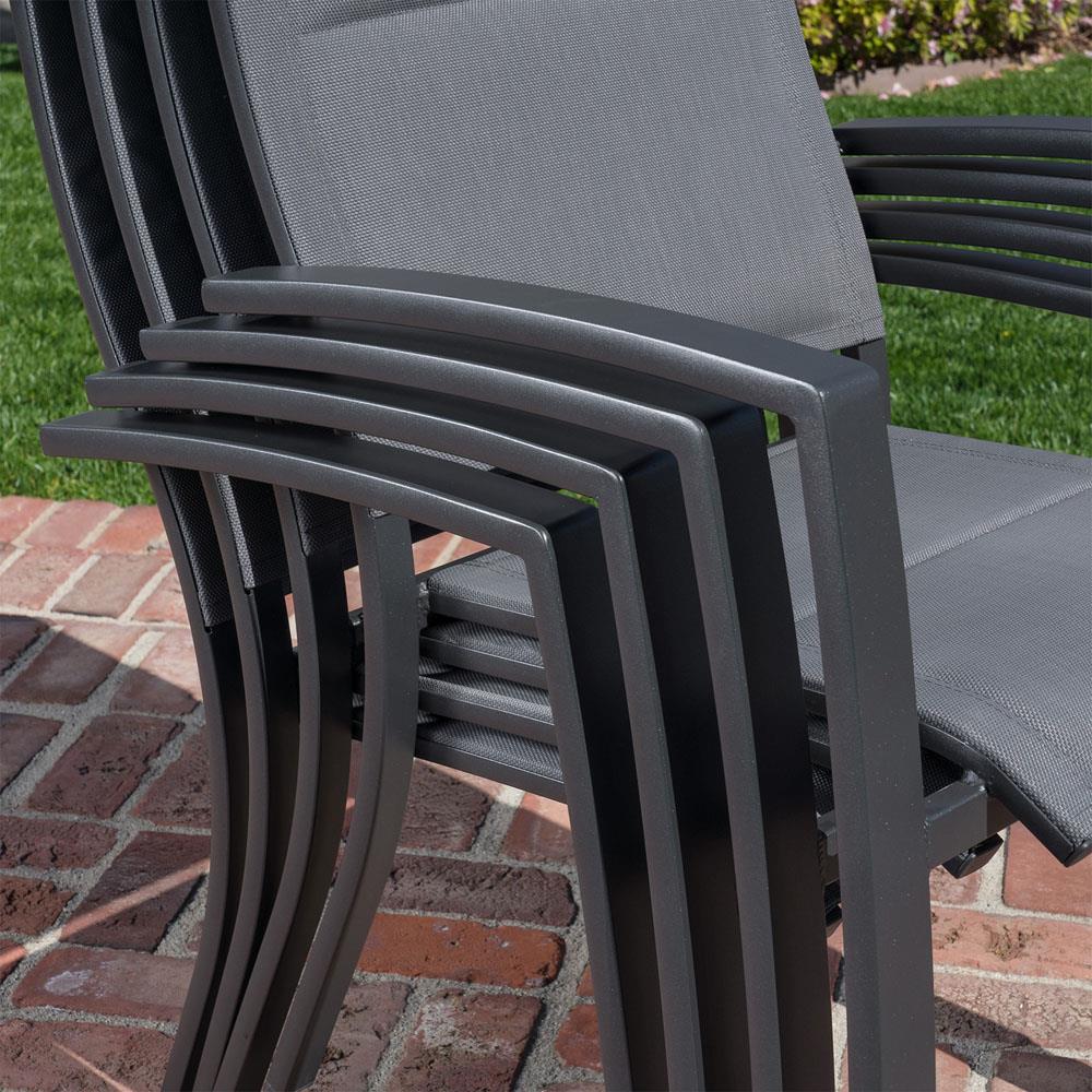 Hanover DELDN7PCHB-WG Patio-Dining-Sets - View #8