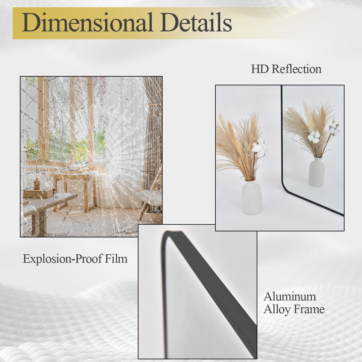 BEAUTYPEAK LS-YSJ-RE2436-B Decor-Mirrors - View #7
