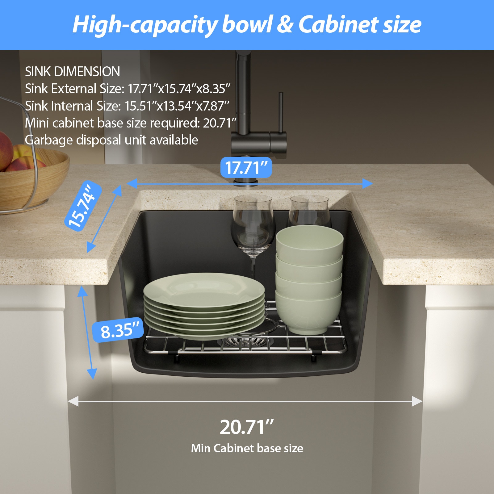 Lordear LD-SYSBLU18 Kitchen-Sinks - View #8