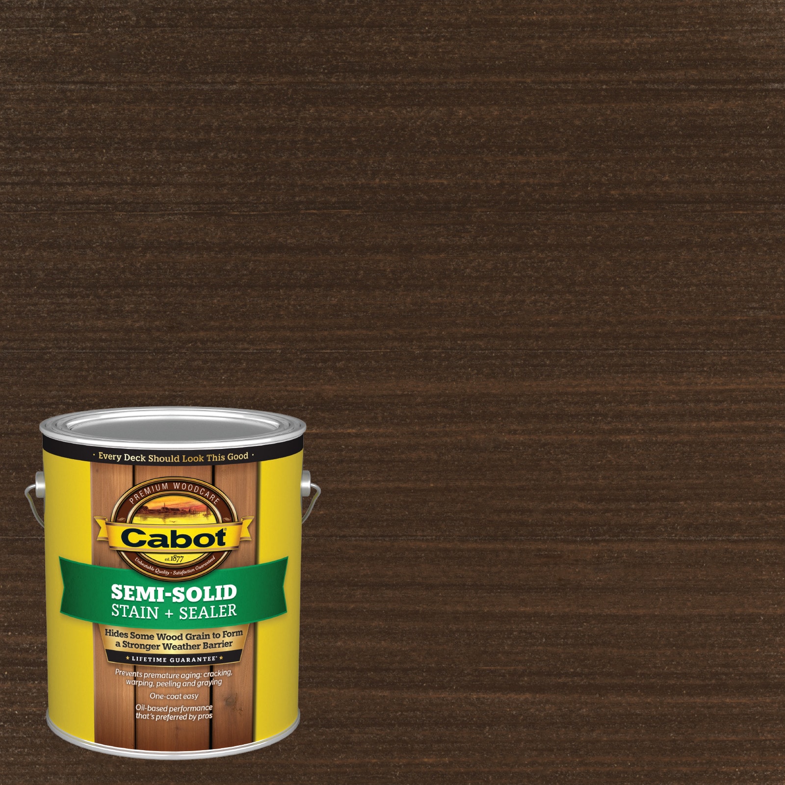 Cabot Cordovan Leather Semi-solid Exterior Wood Stain and Sealer
