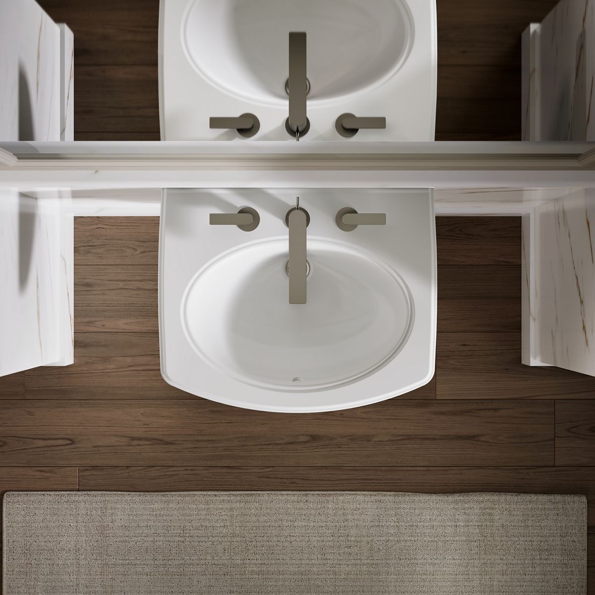 KOHLER 2035-8-0 Complete-Pedestal-Lavatories - View #9