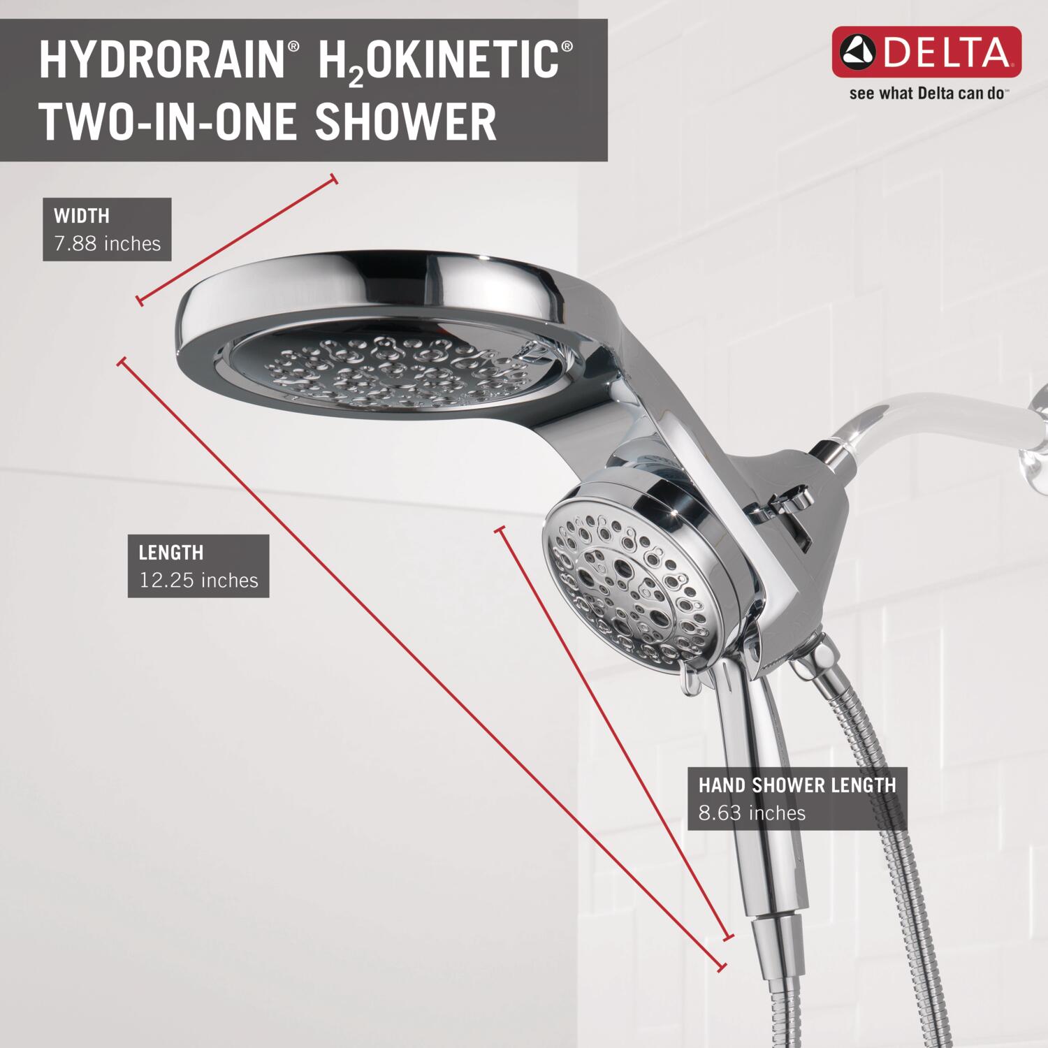 Delta 58680-PR Fixed-Showerhead - View #4