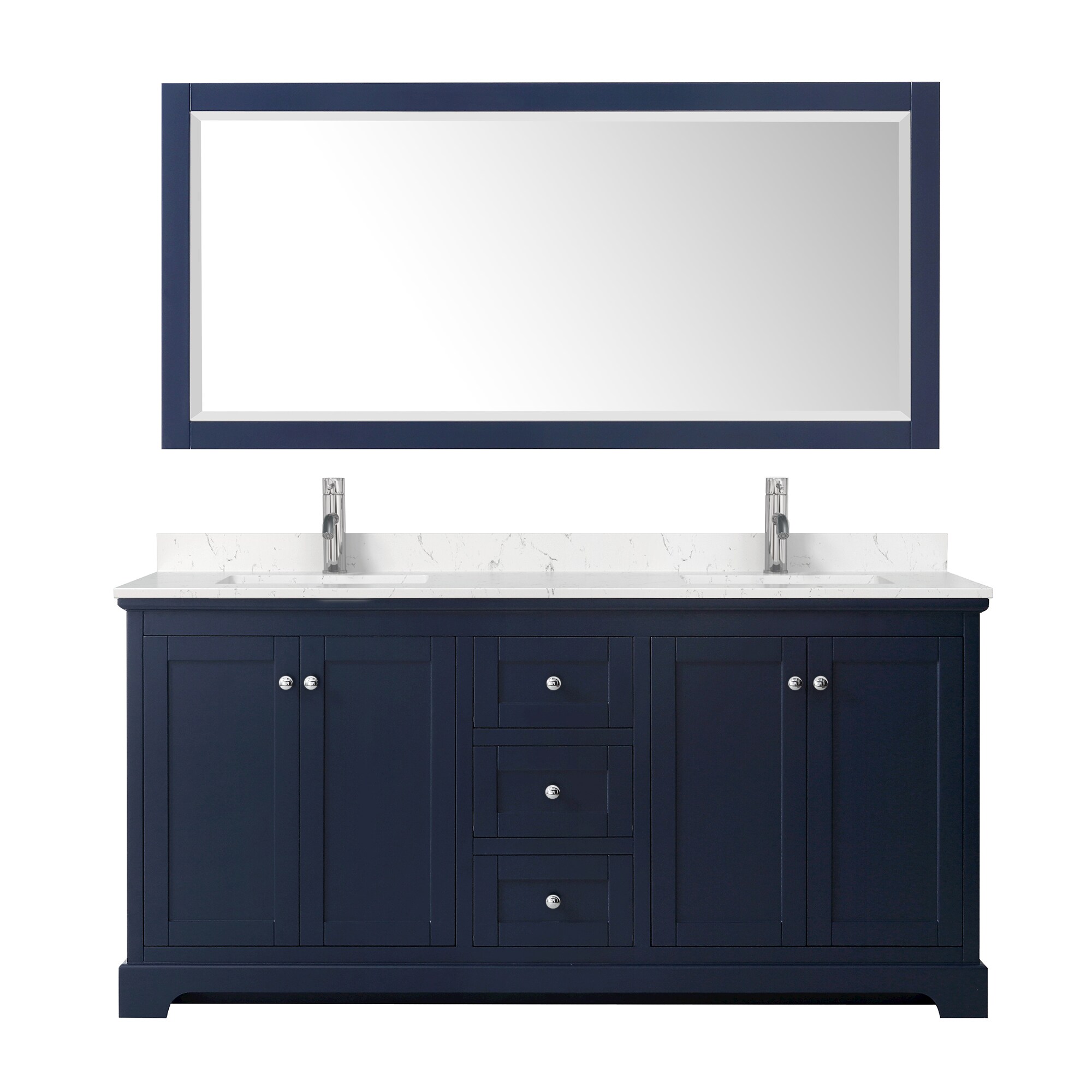 Wyndham Collection WCV232372DBCC2UNSM70 Bath-Vanity-Combo - View #2