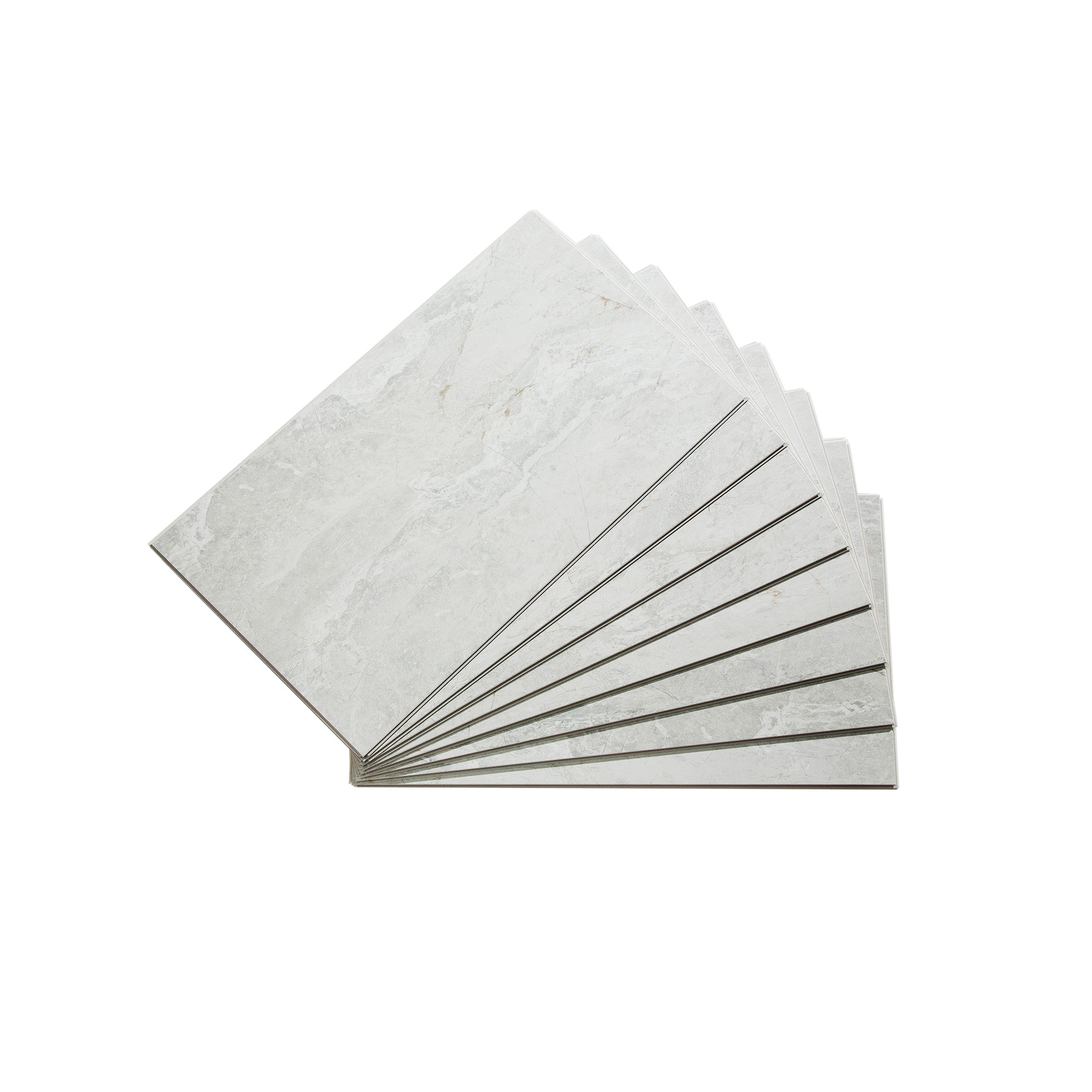 Polar Frost 25.6 in x 14.8 in Vinyl Waterproof Interlocking Wall Tiles
