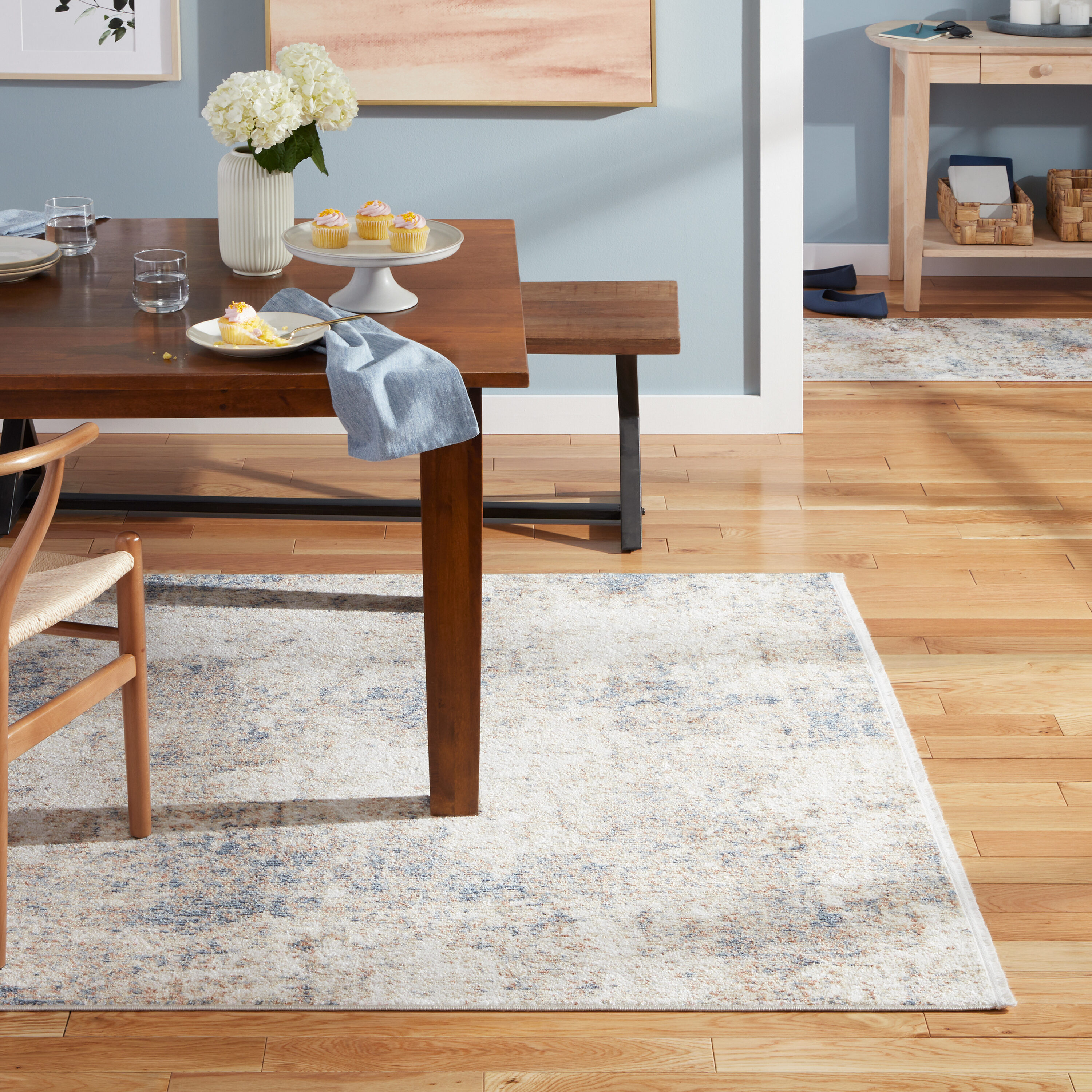 Town & Country Living 2-12-500 Rein 5 x 7 (ft) Loomed Polyester Brown/Beige Rectangular Indoor Machine washable Area rug