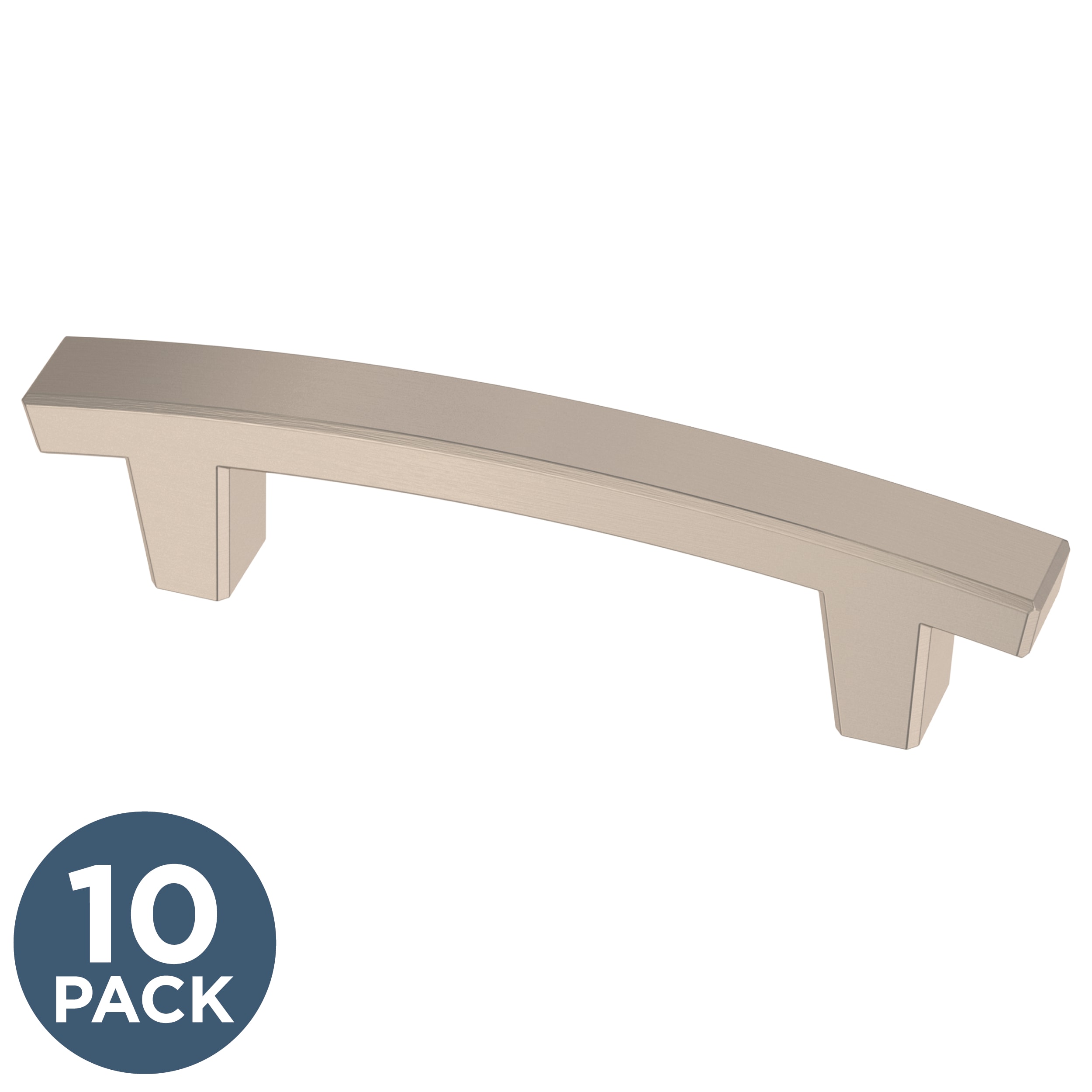 Franklin Brass P29519K-SN-B Pierce 3-in , 76mm Center to Center Satin Nickel Arch Bar 10 -Pack