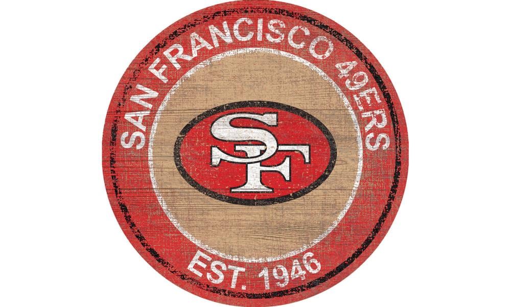 San Francisco 49ers 24 Wrought Iron Wall Art