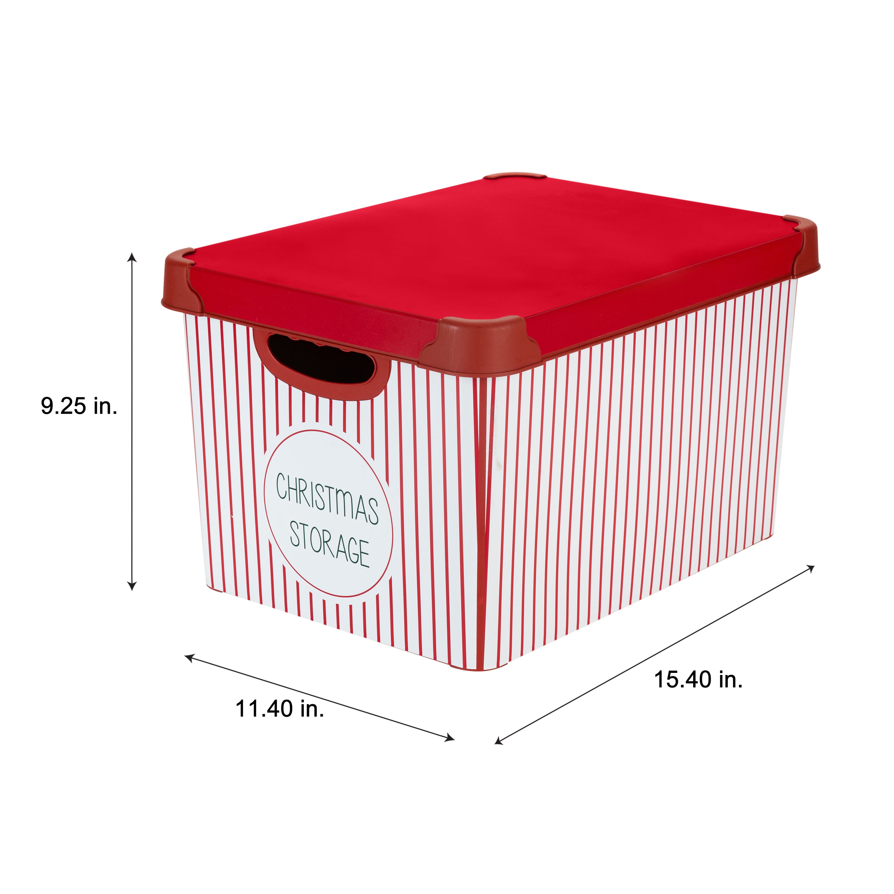 Simplify Holiday Gift Wrap Storage Tote - Red