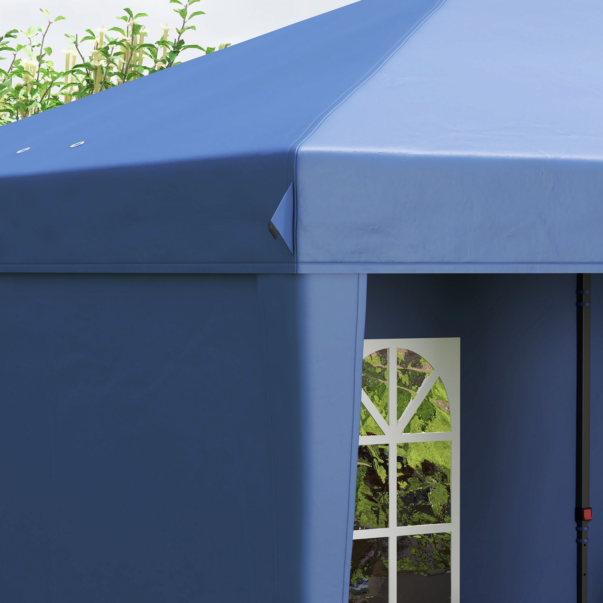 Outsunny 84C-117V01BU Wood-Resin-Gazebos - View #5