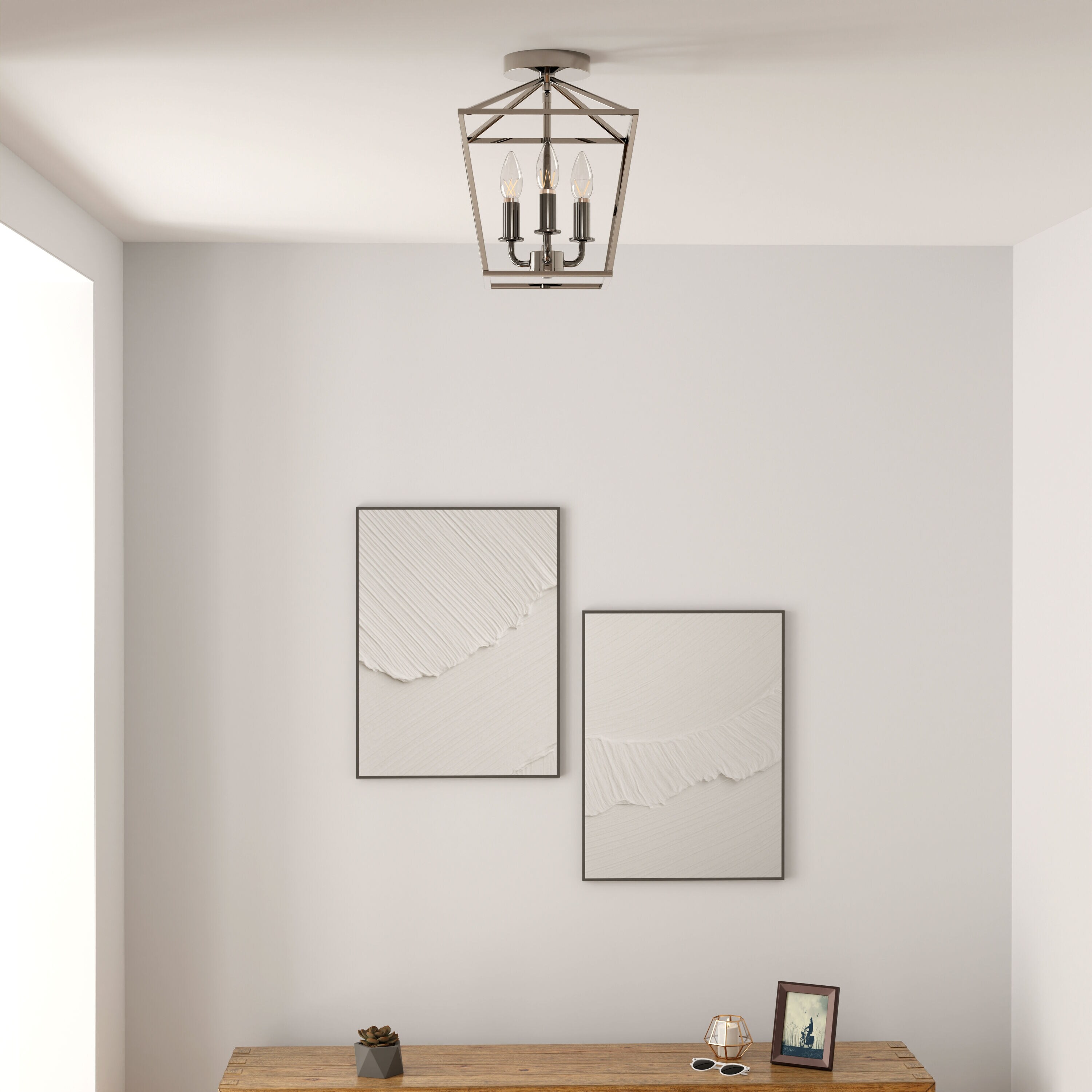 allen + roth CH31-3PNK flushmounts - View #9