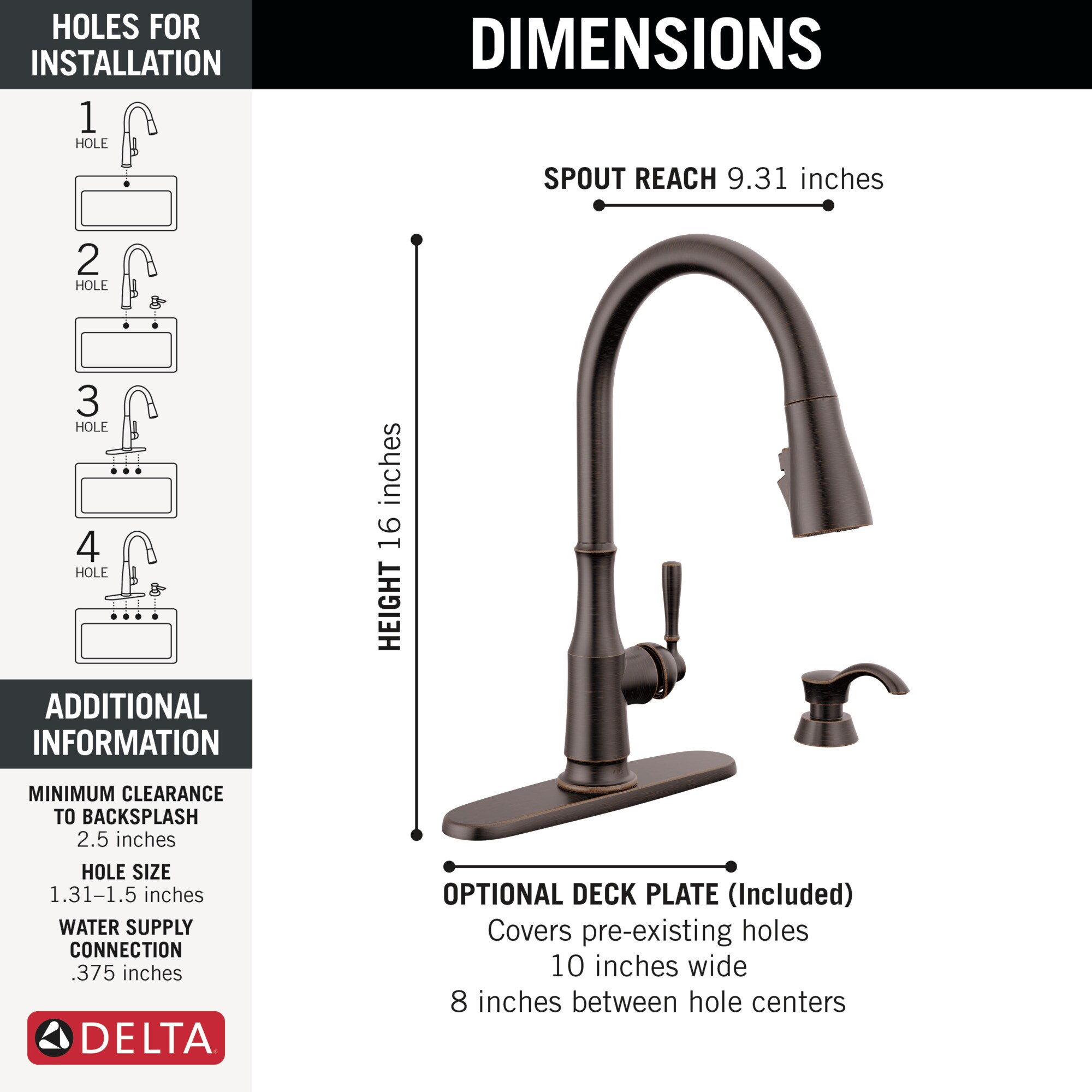 Delta 19877Z-RBSD-DST Kitchen-Faucets - View #4