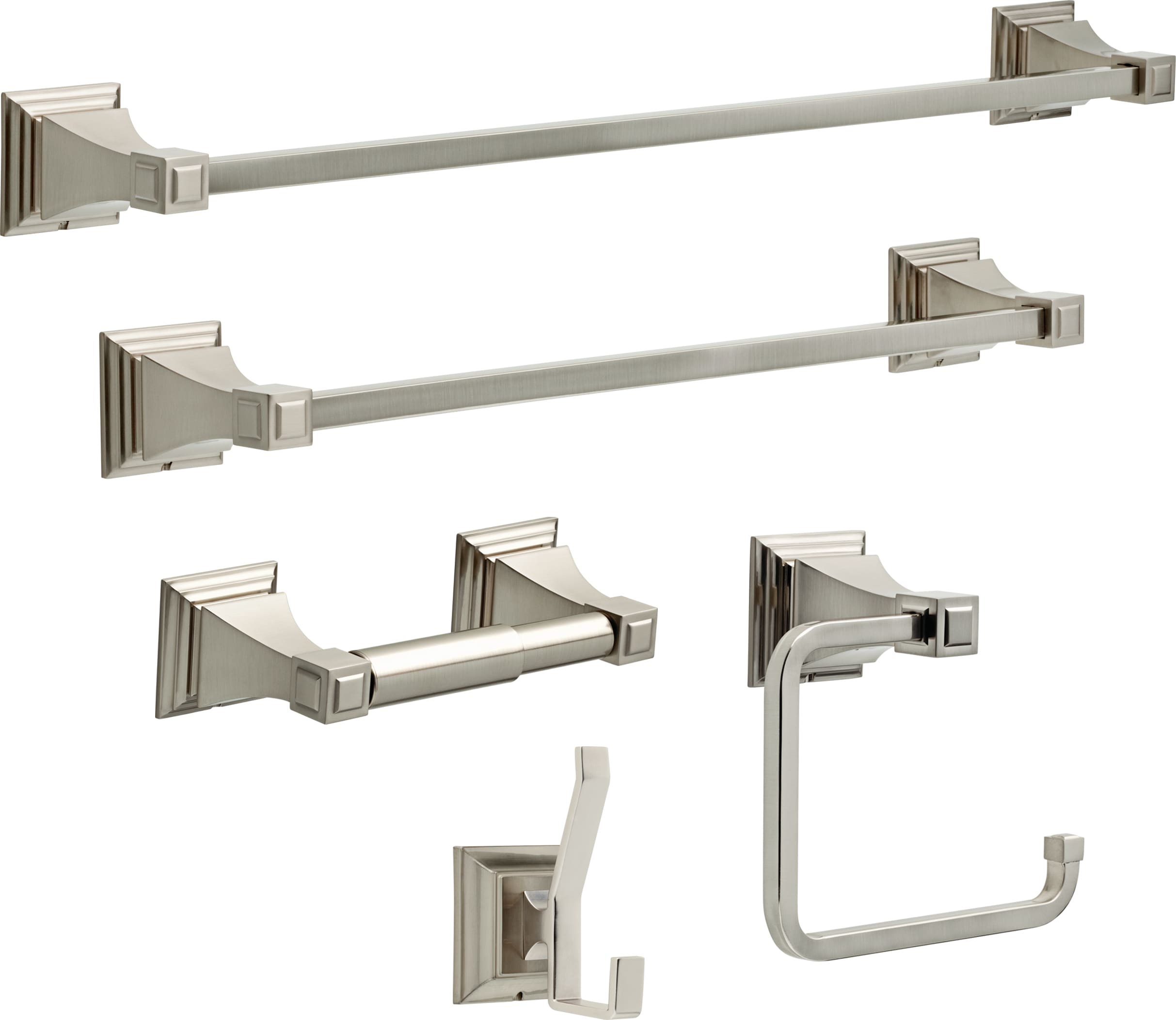 Shop Franklin Brass Franklin Brass Lynwood Brushed Nickel Hardware ...