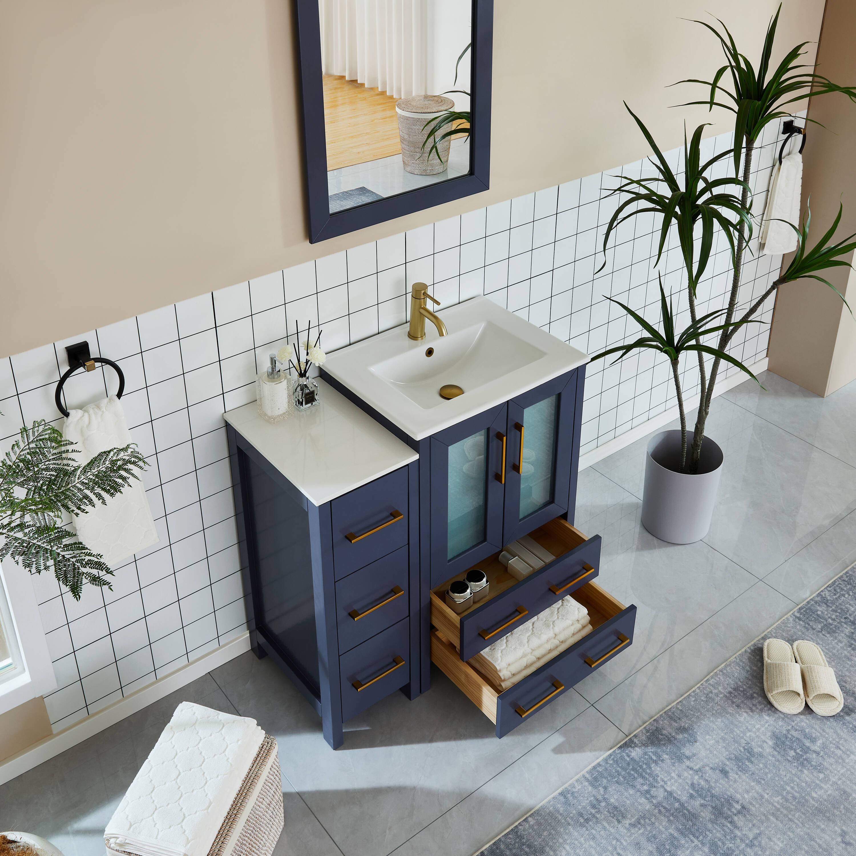 Vanity Art VA3024-36B Bath-Vanity-Combo - View #4