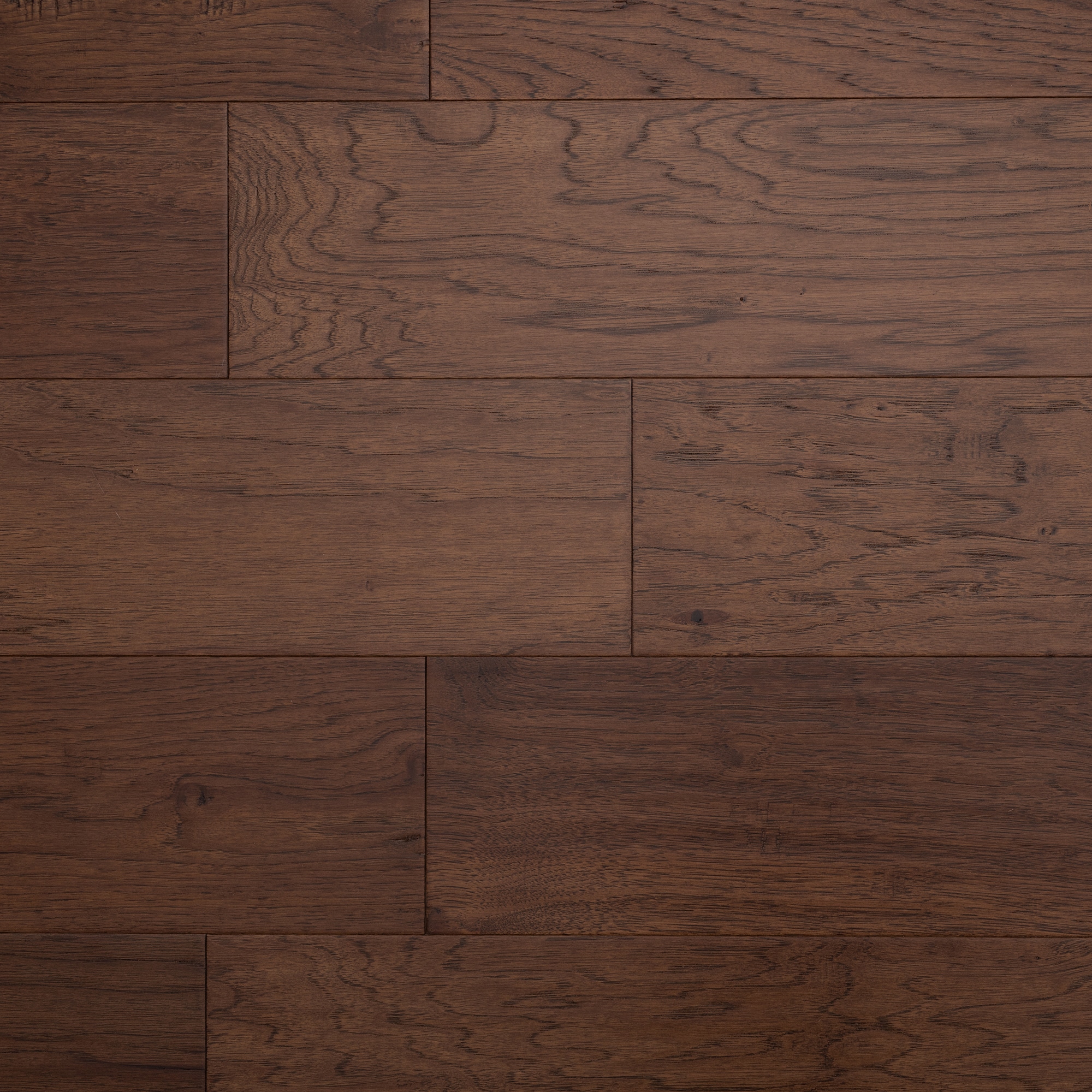 Statham Chapin Hickory 6-1/2-in W x 3/8-in T x 48-in Distressed Engineered Hardwood Flooring (43.6-sq ft / Carton) in Brown | - Element Flooring E20080