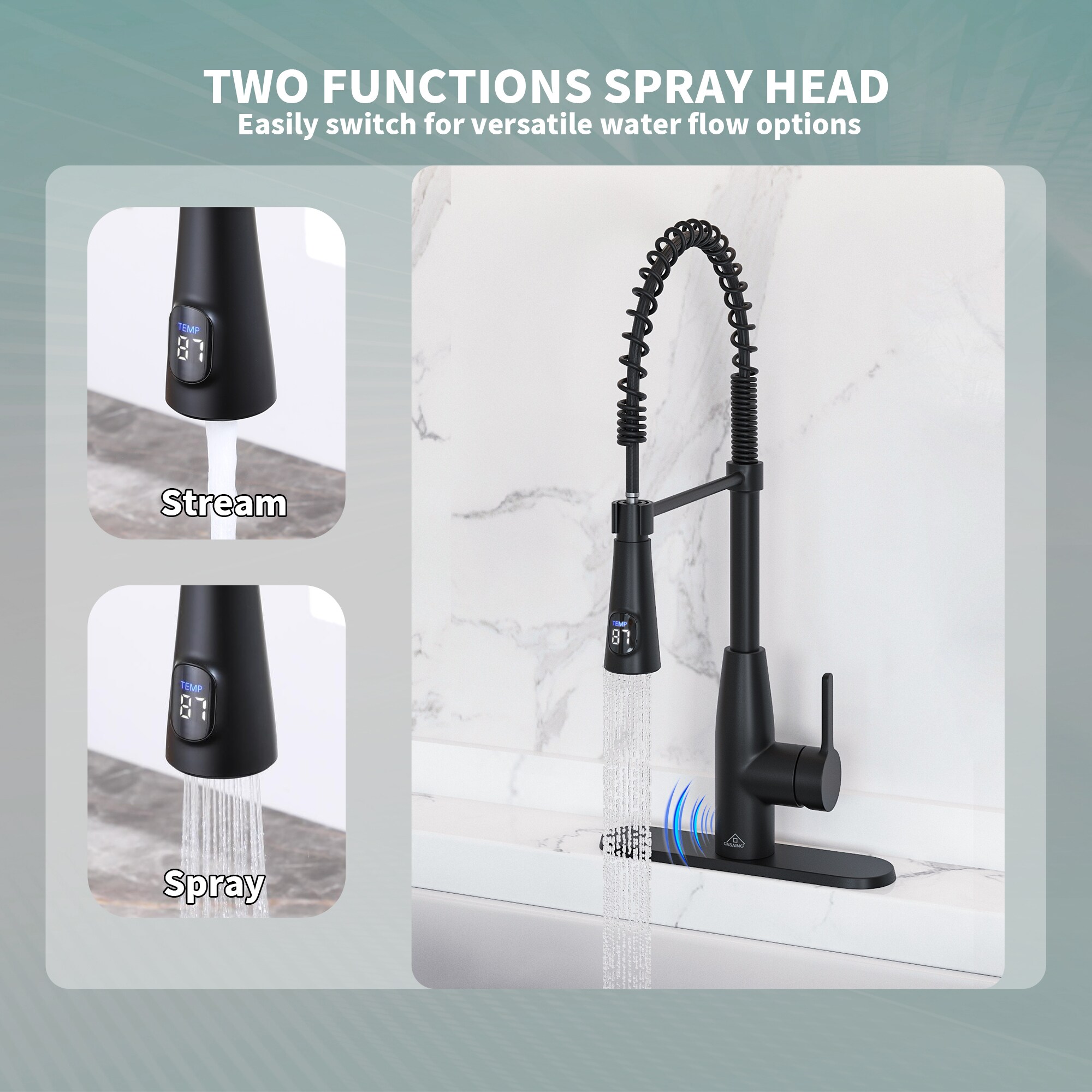 Mondawe MD-D91-BN Kitchen-Faucets - View #4