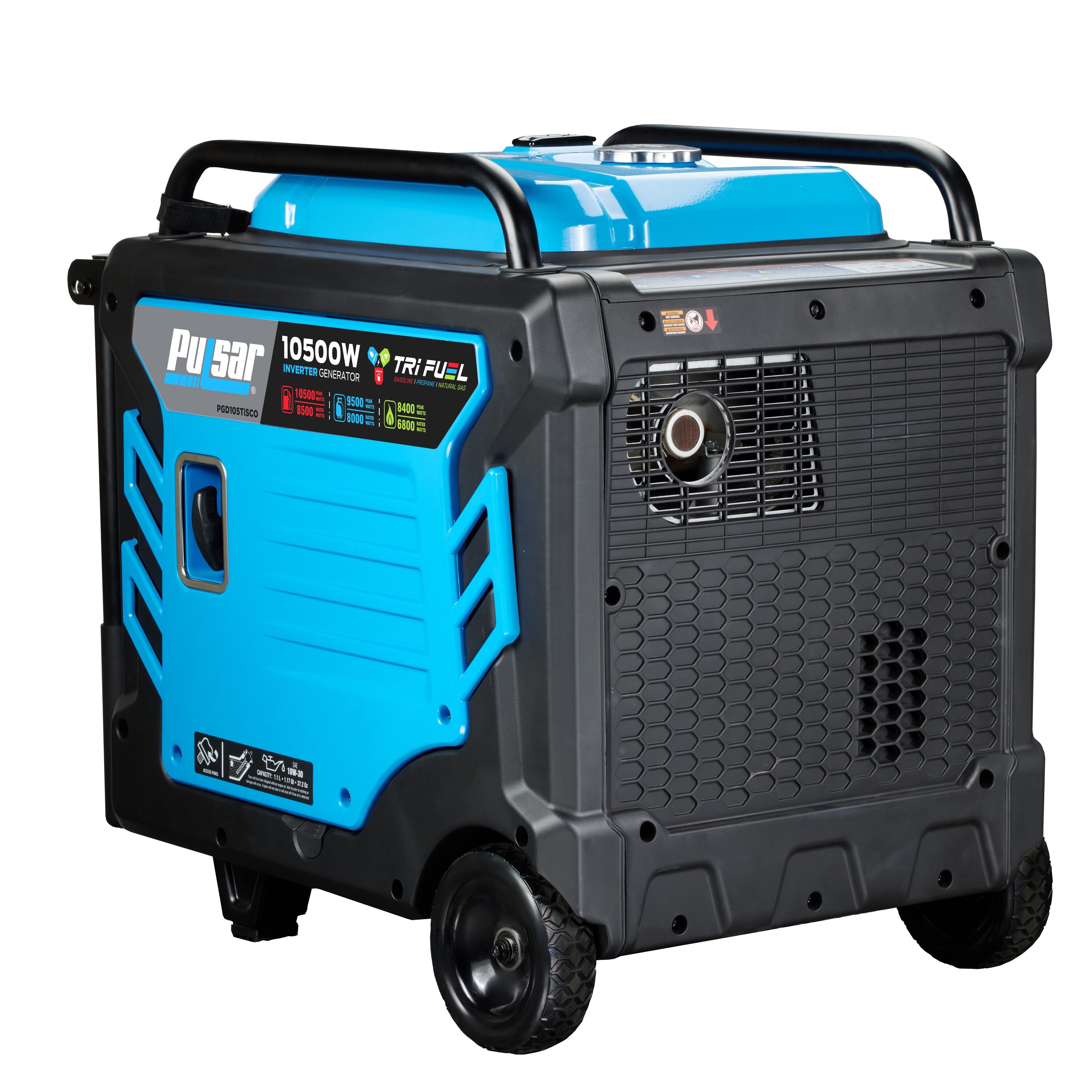 Pulsar Products 10500-Watt Tri Fuel Inverter Generator PGD105TISCO at ...