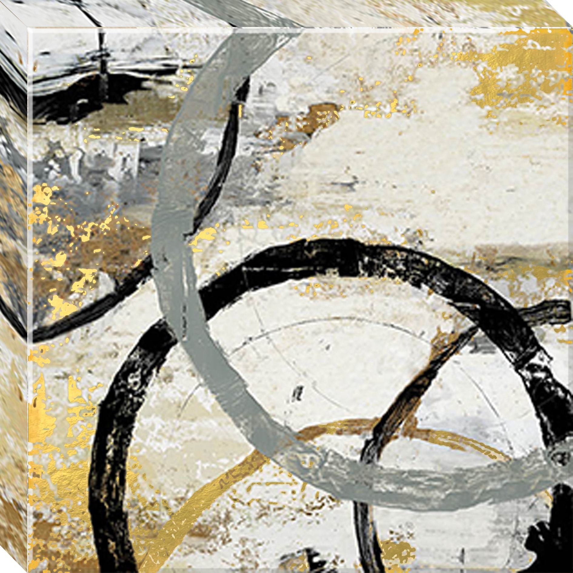 L01-CP-119 Canvas 12-in H x 12-in W Abstract Print on Canvas