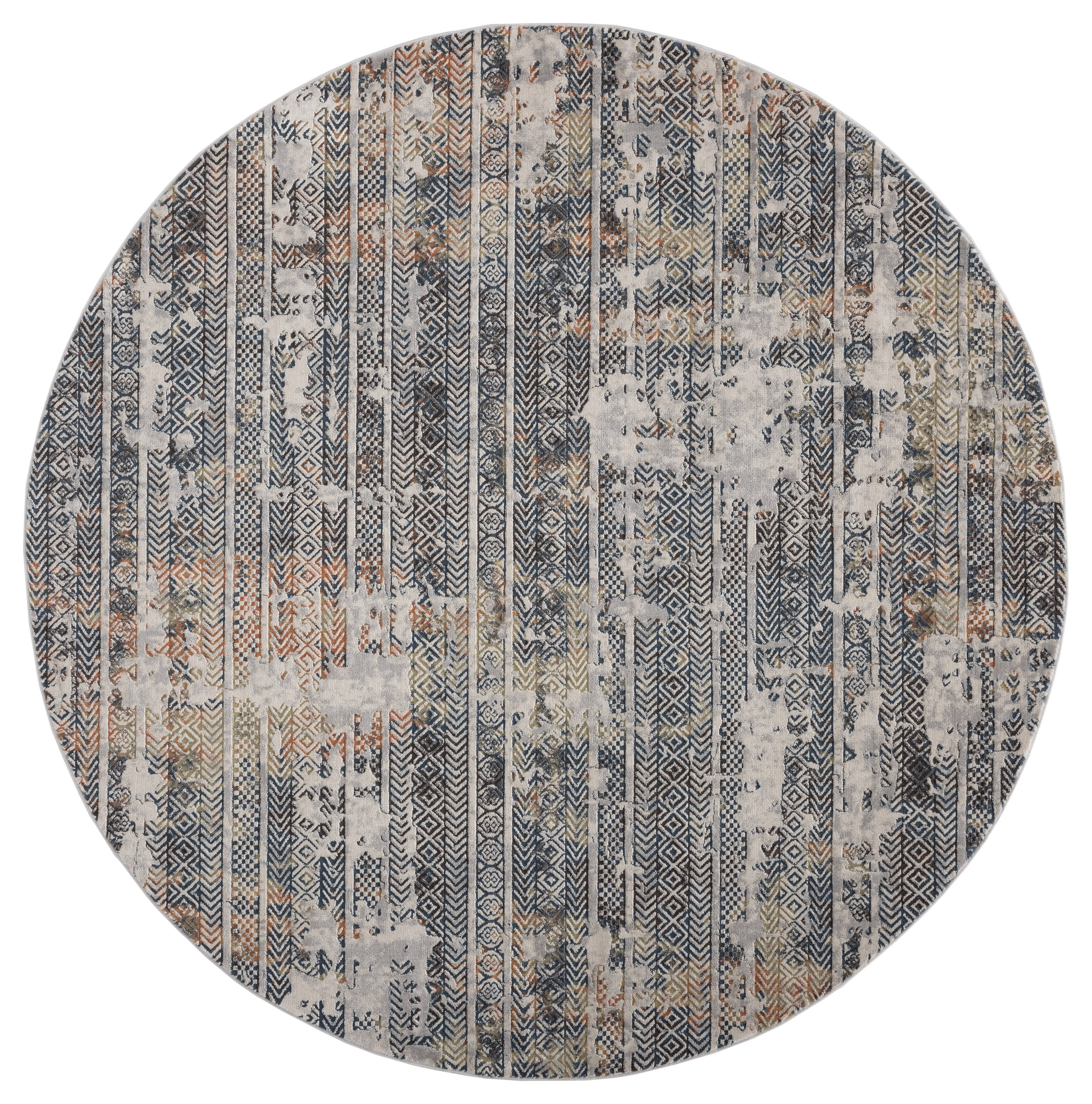 United Weavers Of America 2620 31075 88R Allure 8 x 8 (ft) Polypropylene Multi Round Indoor Area rug