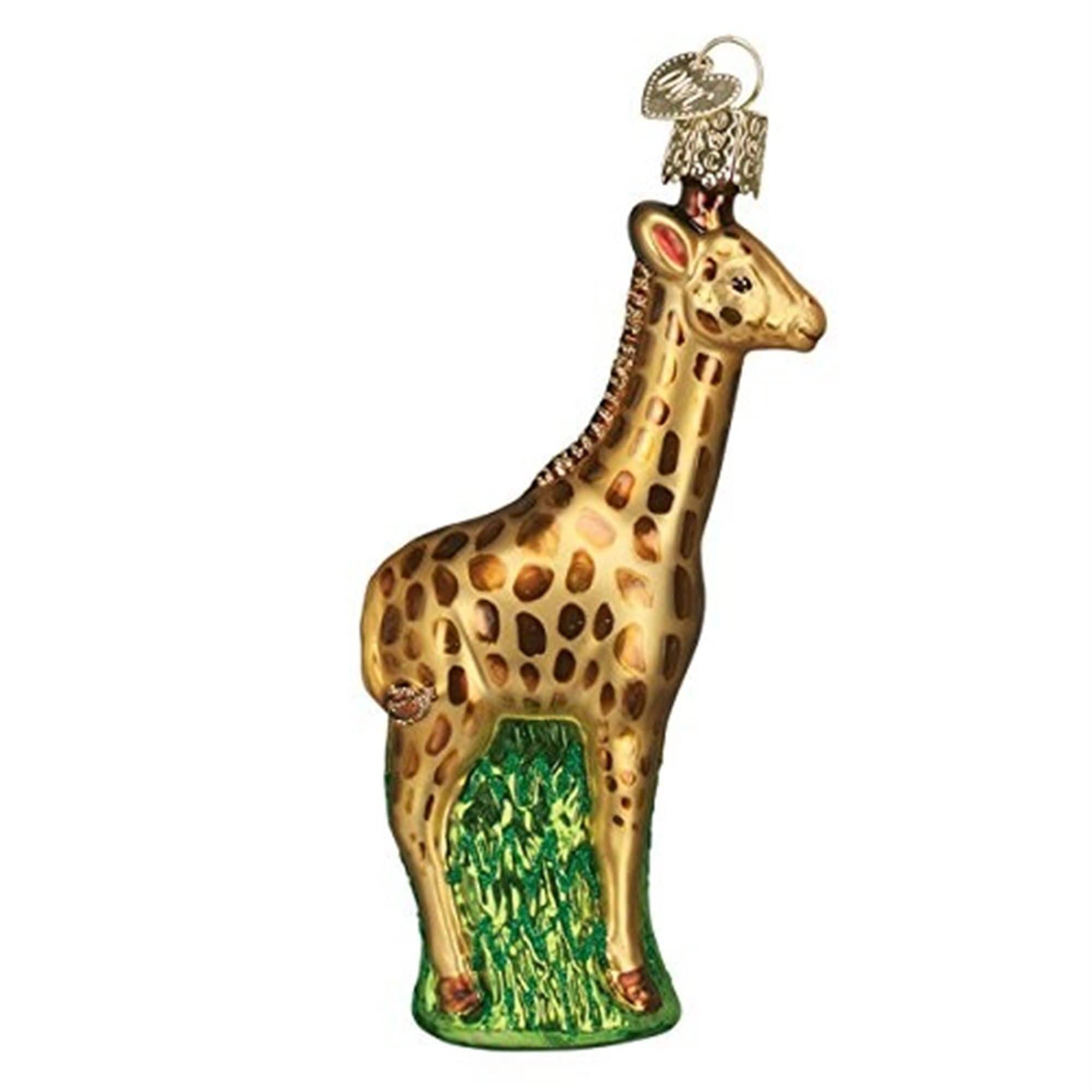 Old World Christmas 729343121073 Blown Glass Ornament for Christmas Tree - Giraffe