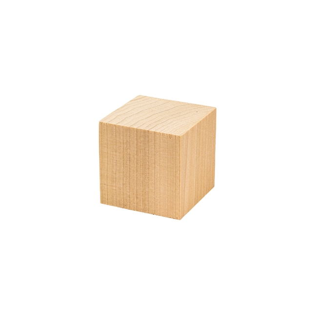 Madison Mill 2-in Hardwood Cubes 12/Pkg in Brown | 448476
