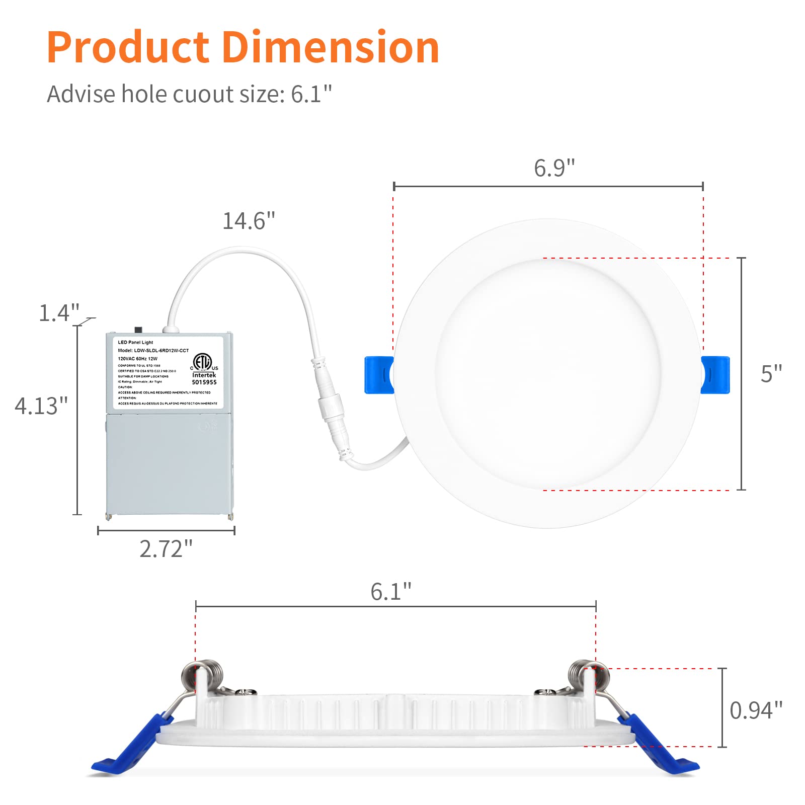 Etokfoks LETRW4ADR Led-Retrofit-Downlight - View #4