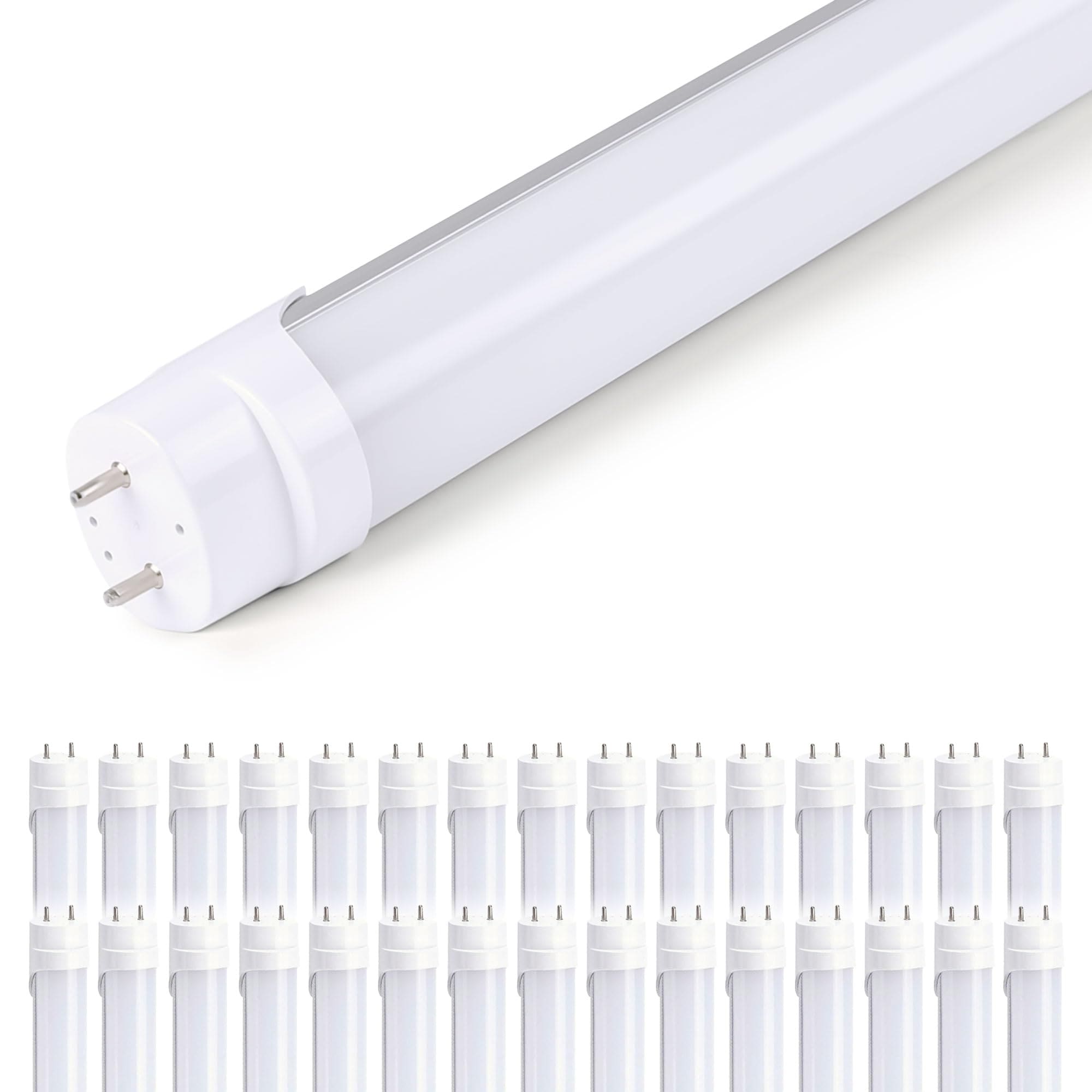 LTMATE LST818W65K30PCS JAZAVA 18 -Watt EQ T8 Daylight G13 Smart LED Tube Light Bulb