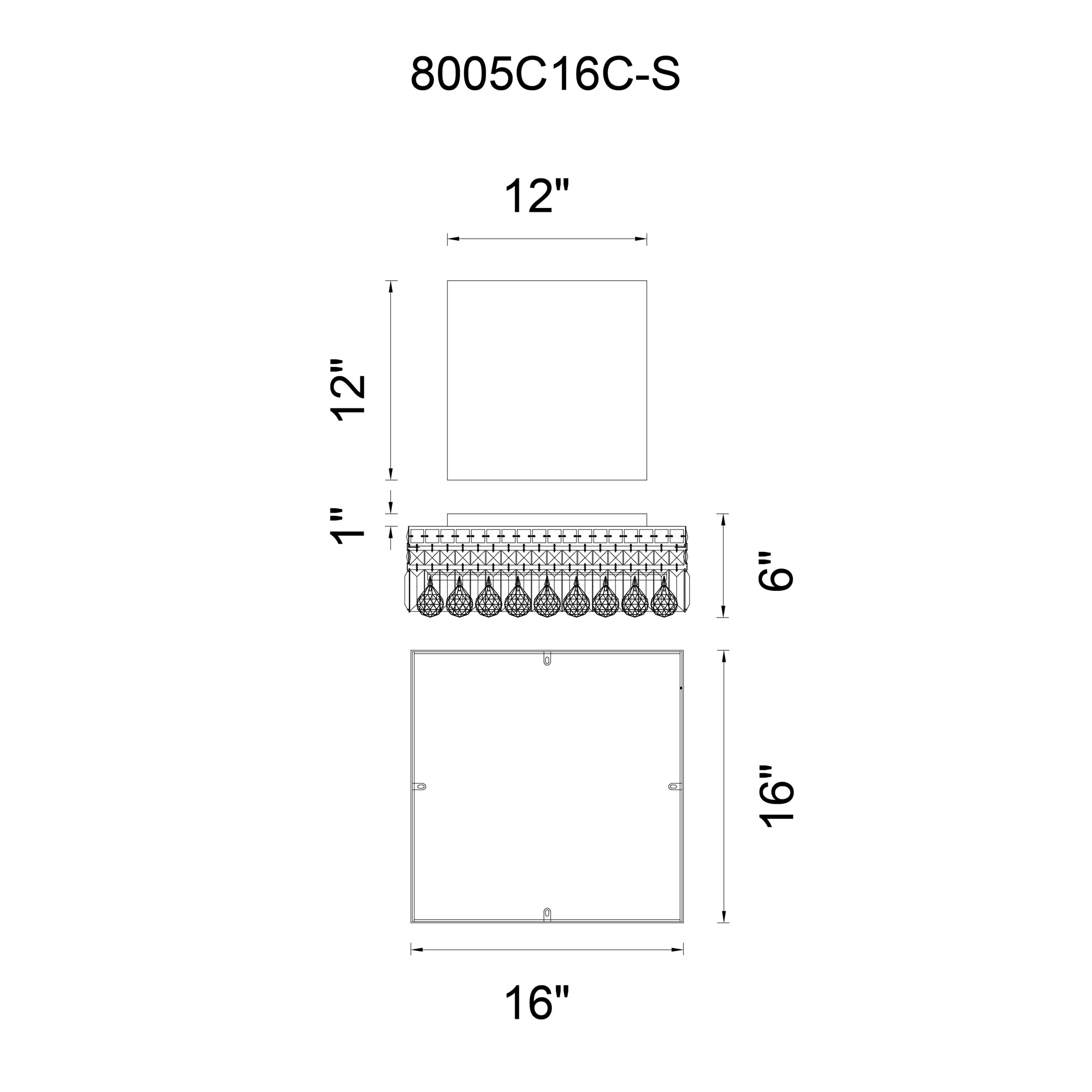 CWI Lighting 8005C16C-S flushmounts - View #6