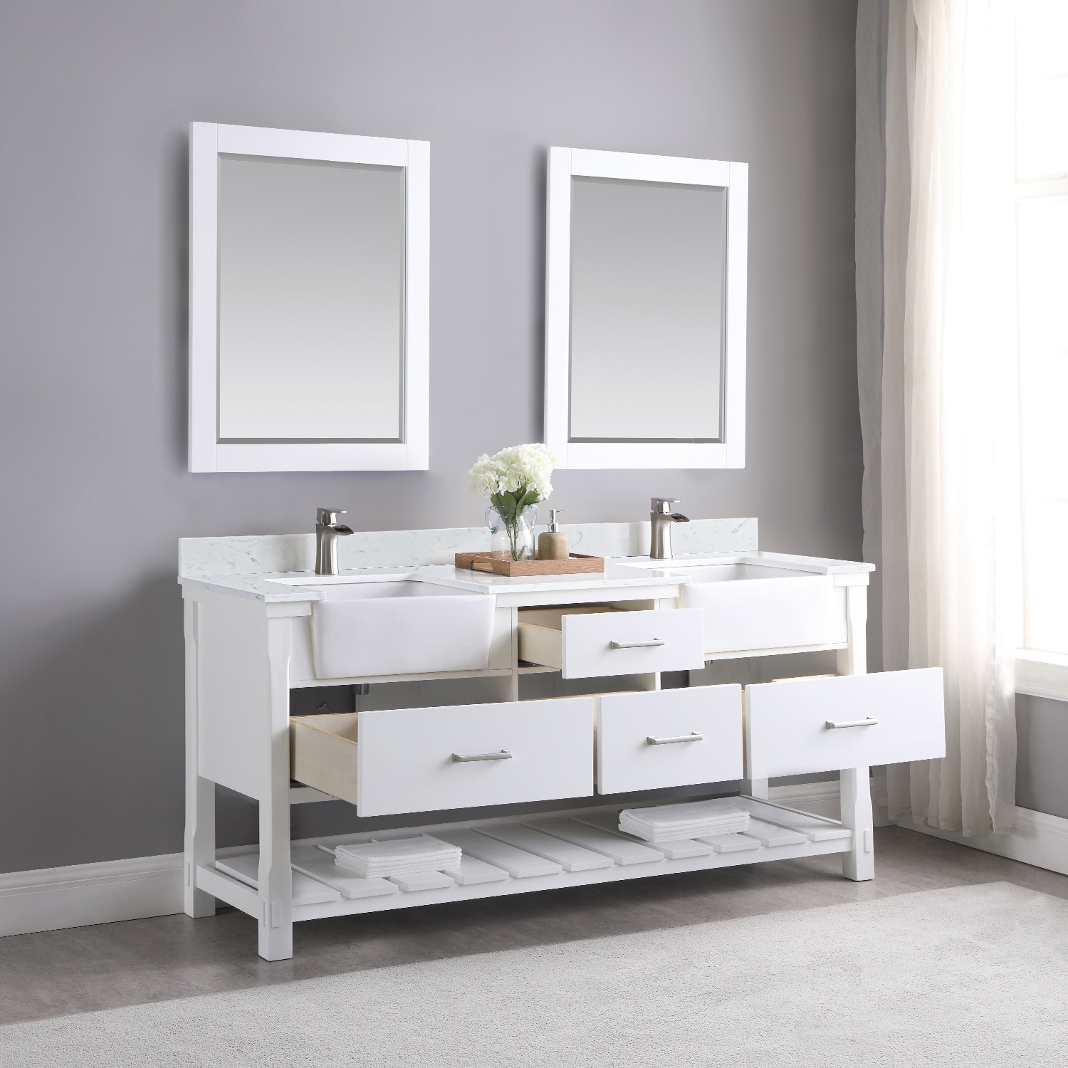 Altair 537072-WH-AW Bath-Vanity-Combo - View #7
