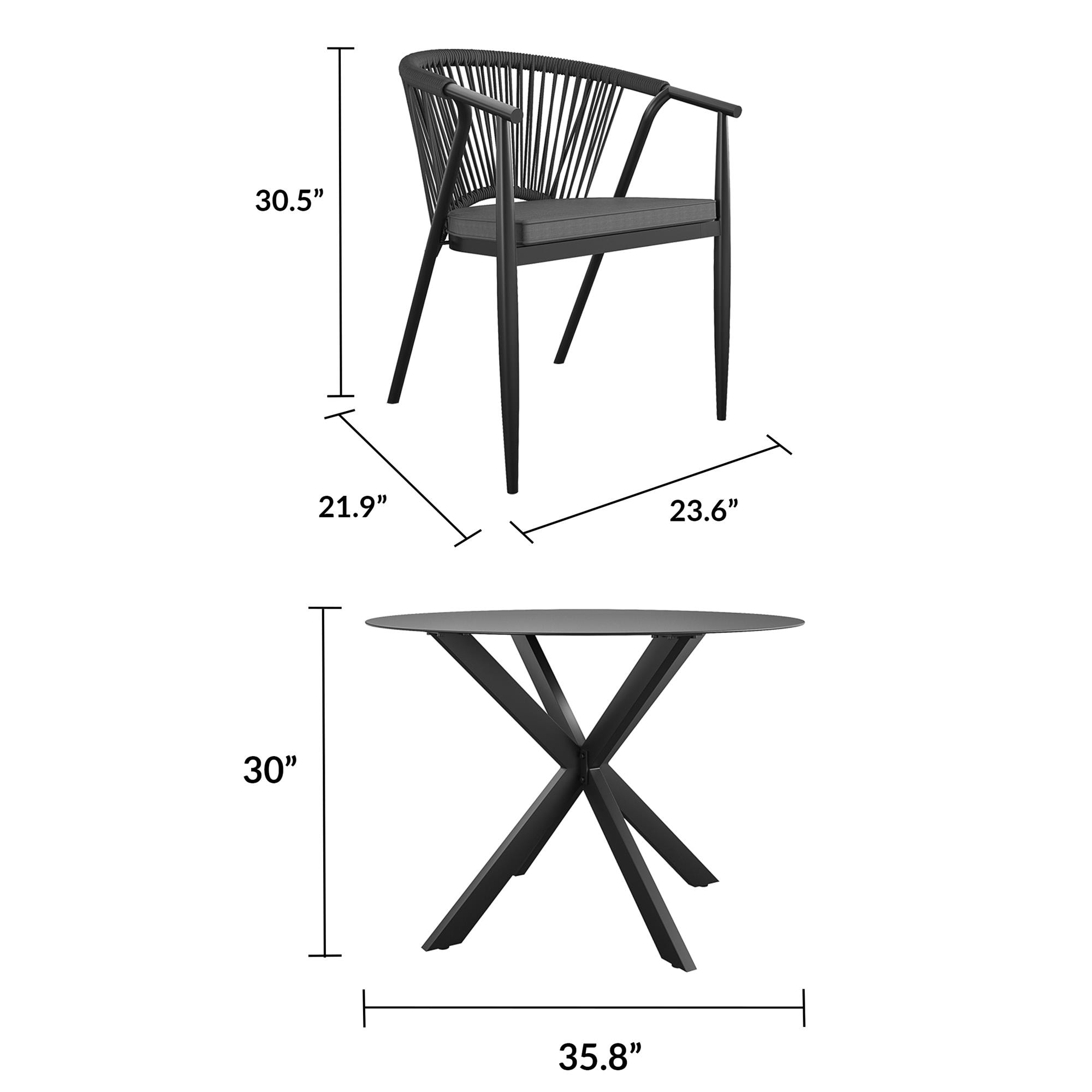 Cosco 88287BGYE Patio-Dining-Sets - View #5
