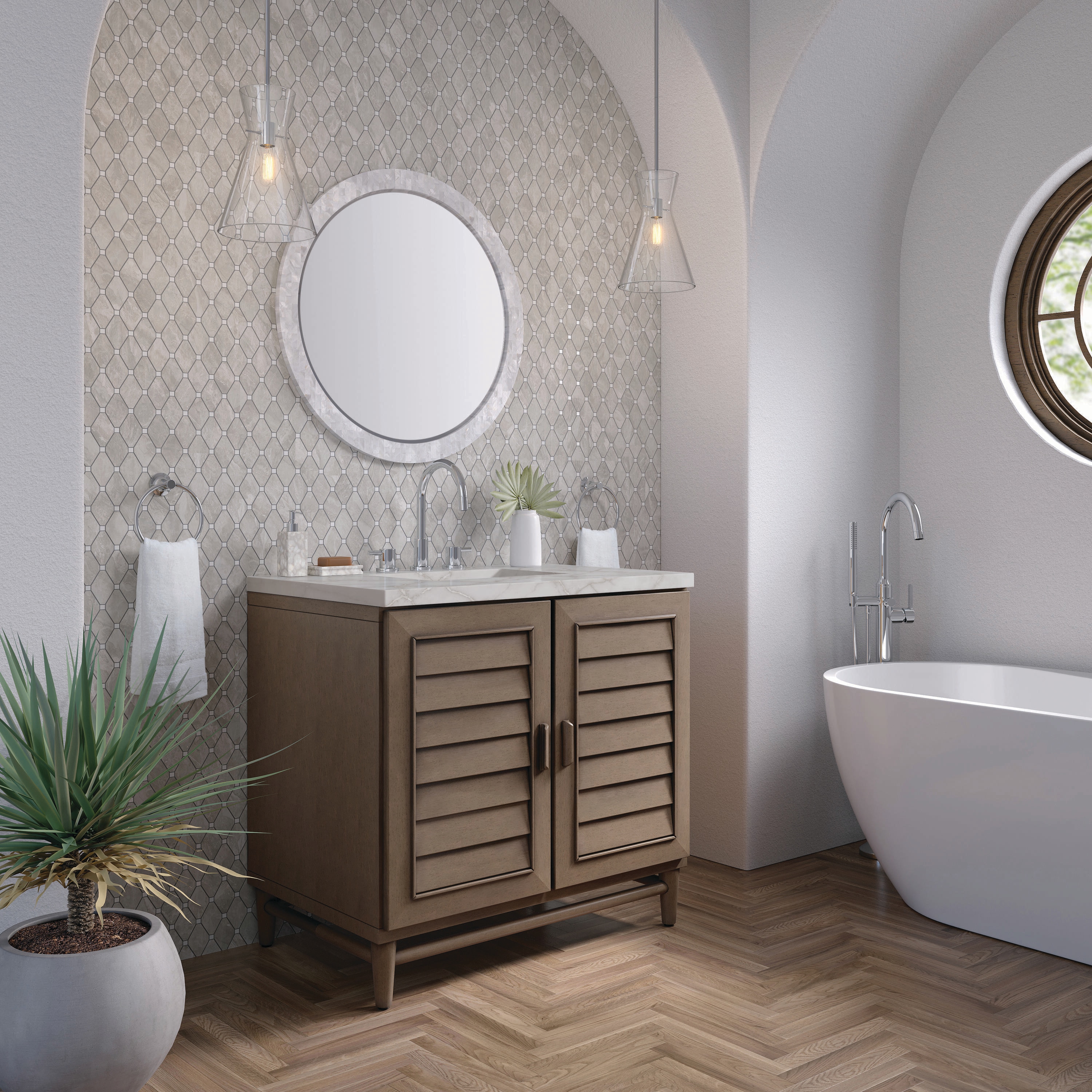 James Martin Vanities 620-V36-WW-3VSL Bath-Vanity-Combo - View #3