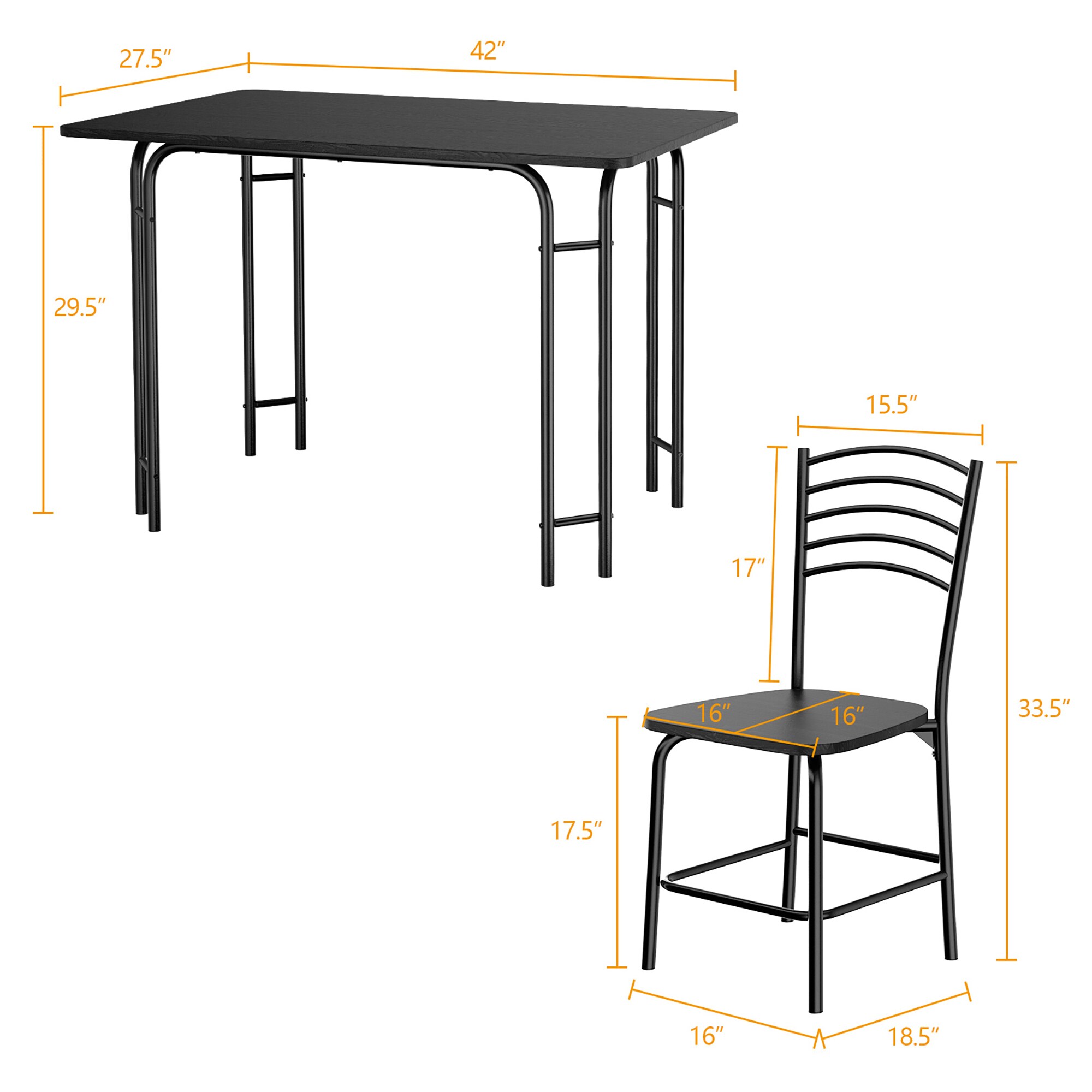 Costway SXL00194 Accent-Table-Sets - View #2
