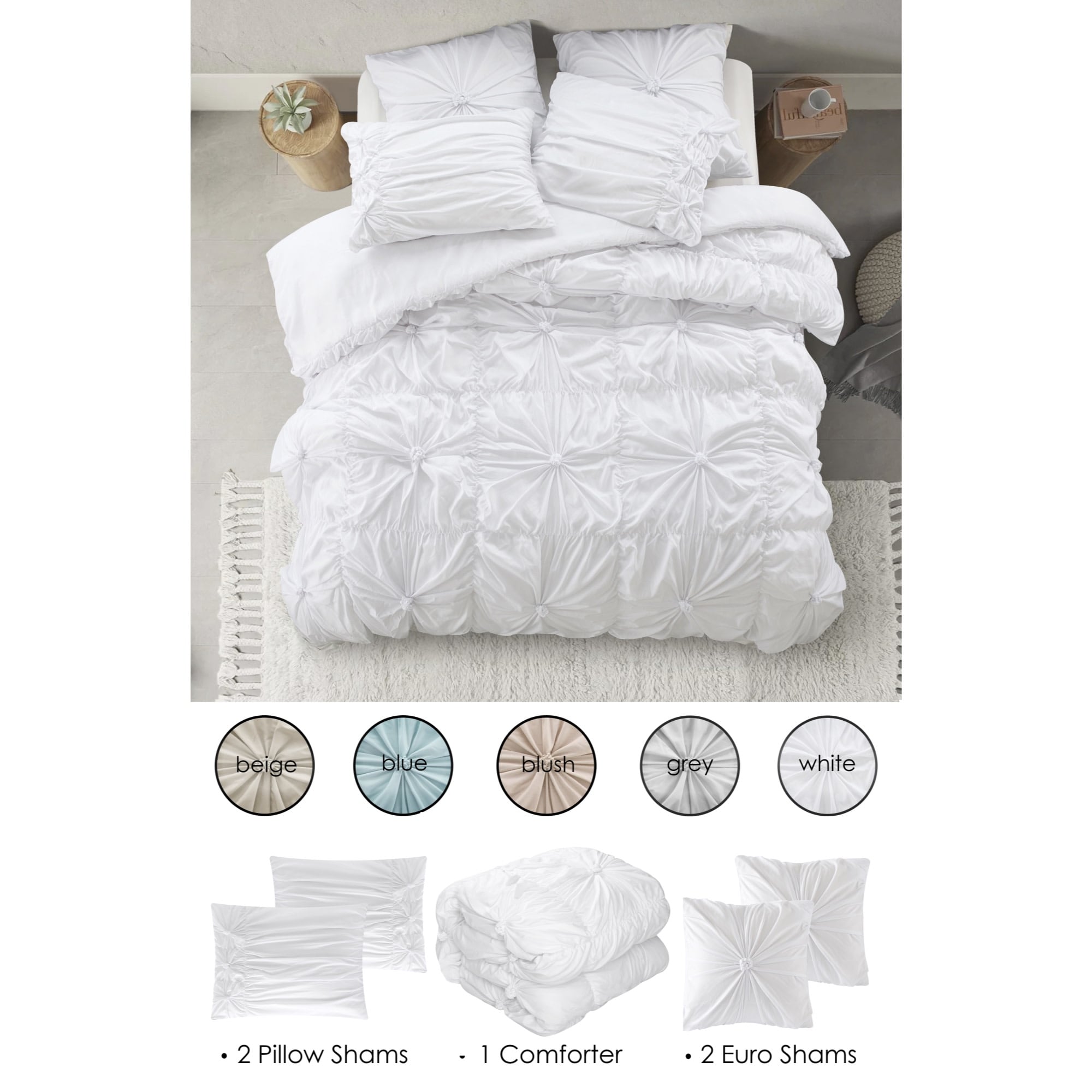 Grace Living GCS363-32WEQ-LS Comforters-And-Bedspreads - View #3