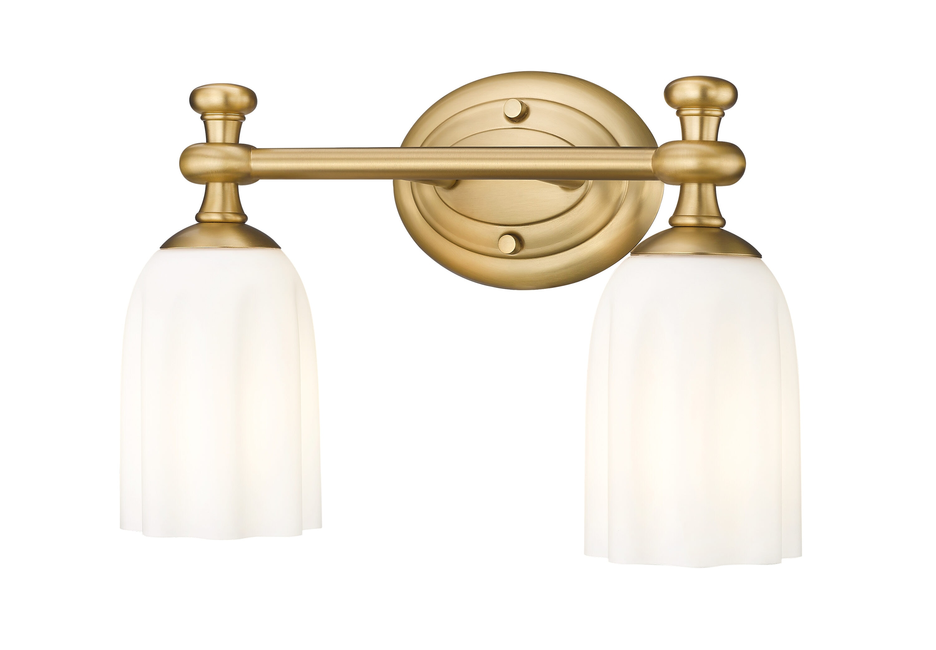 Z-Lite 1102-2V-MGLD Orion 13.75-in 2 -Light Gold Transitional Vanity light