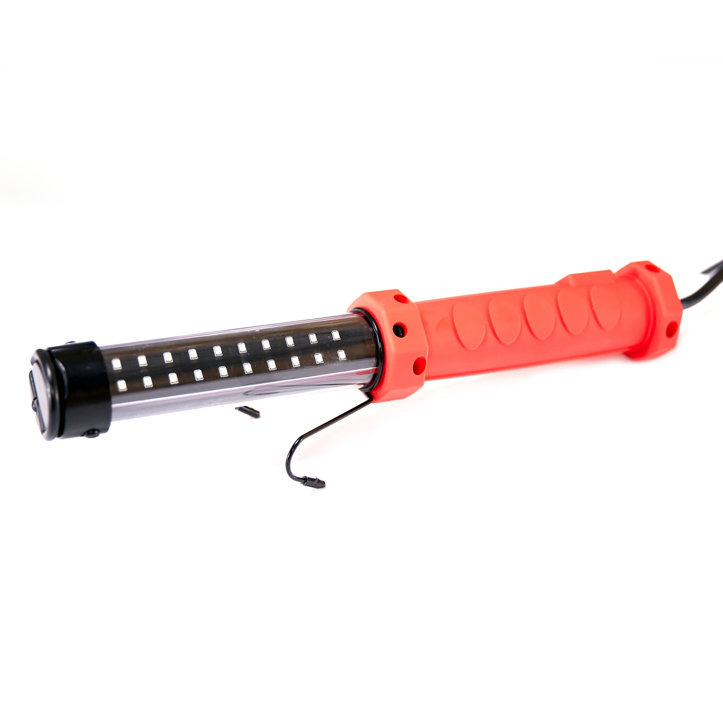 Utilitech 500-Lumen LED Red Plug-in Portable Work Light at Lowes.com