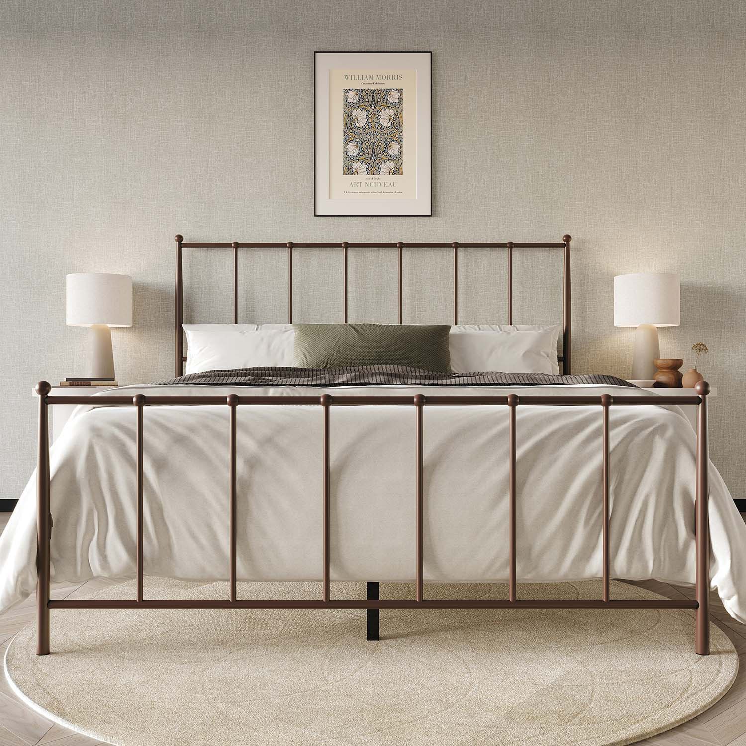 CasePiece CMB026QPL-BN-MT beds - View #2
