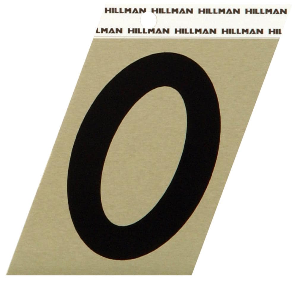 Hillman 3-in Black Letter and Number Pack in the House Letters & Numbers  department at
