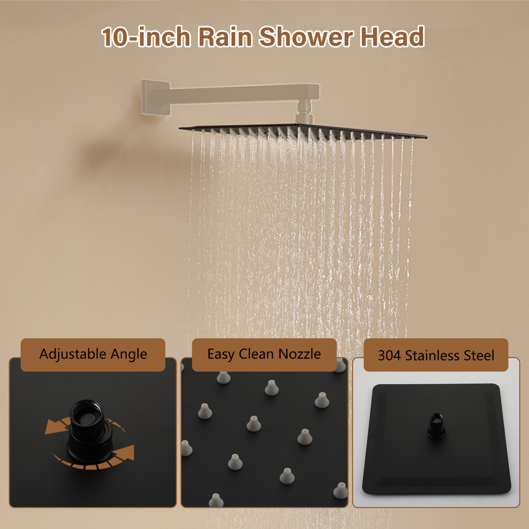 CASAINC CASATW991-6BN Fixed-Showerhead - View #7