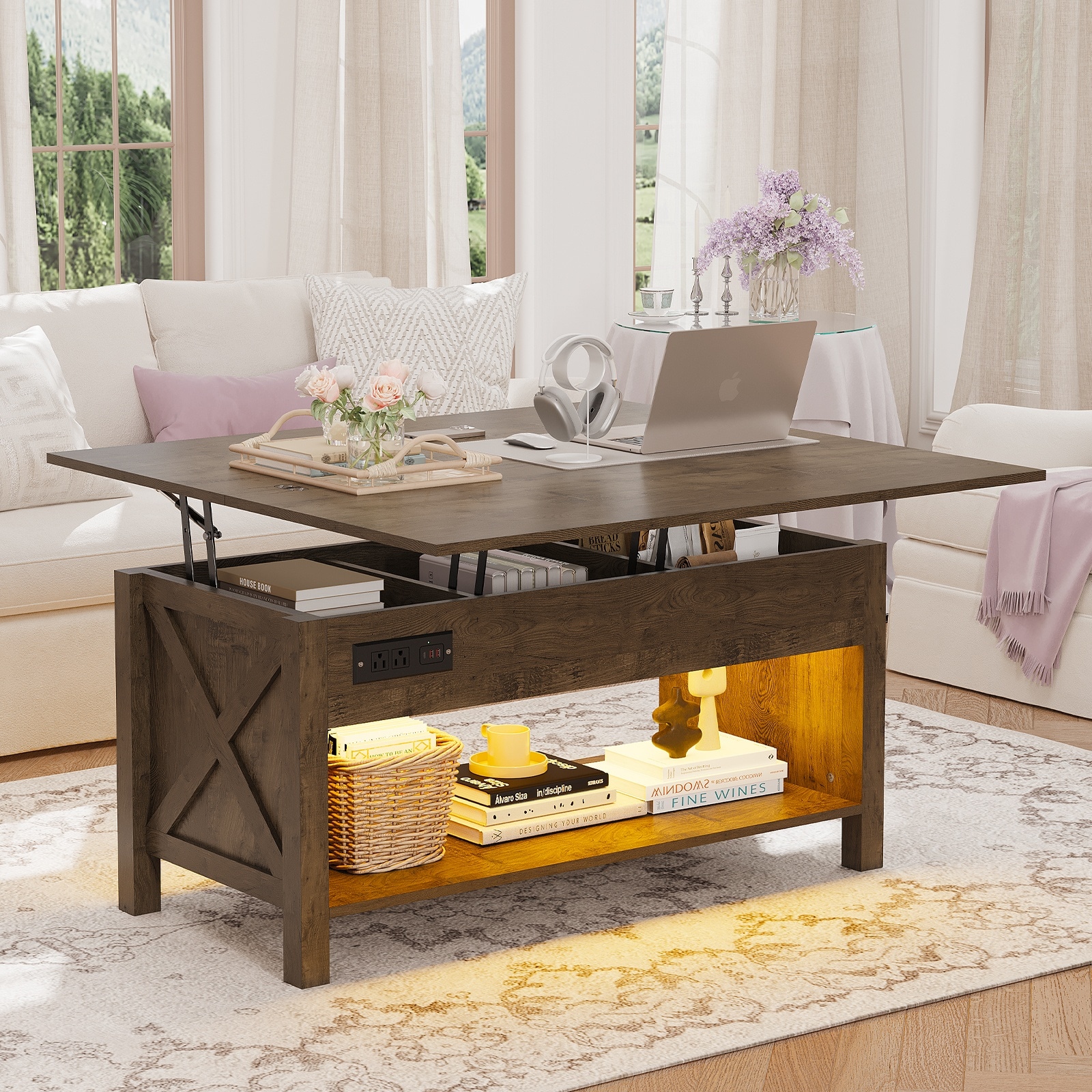 Pocassy GREATANTS-SNBS021OG Coffee-Tables - View #11